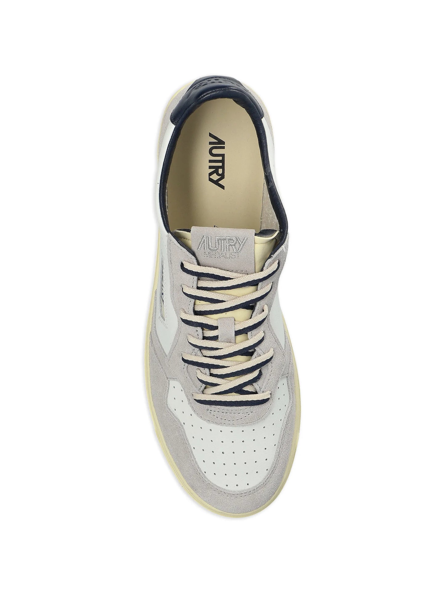 Medalist suede-panel sneakers