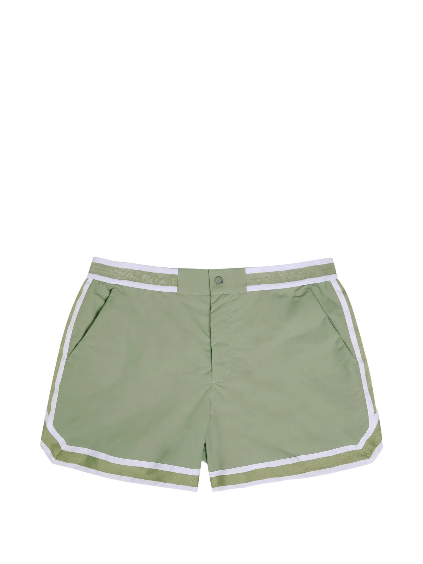 Baller striped swim shorts