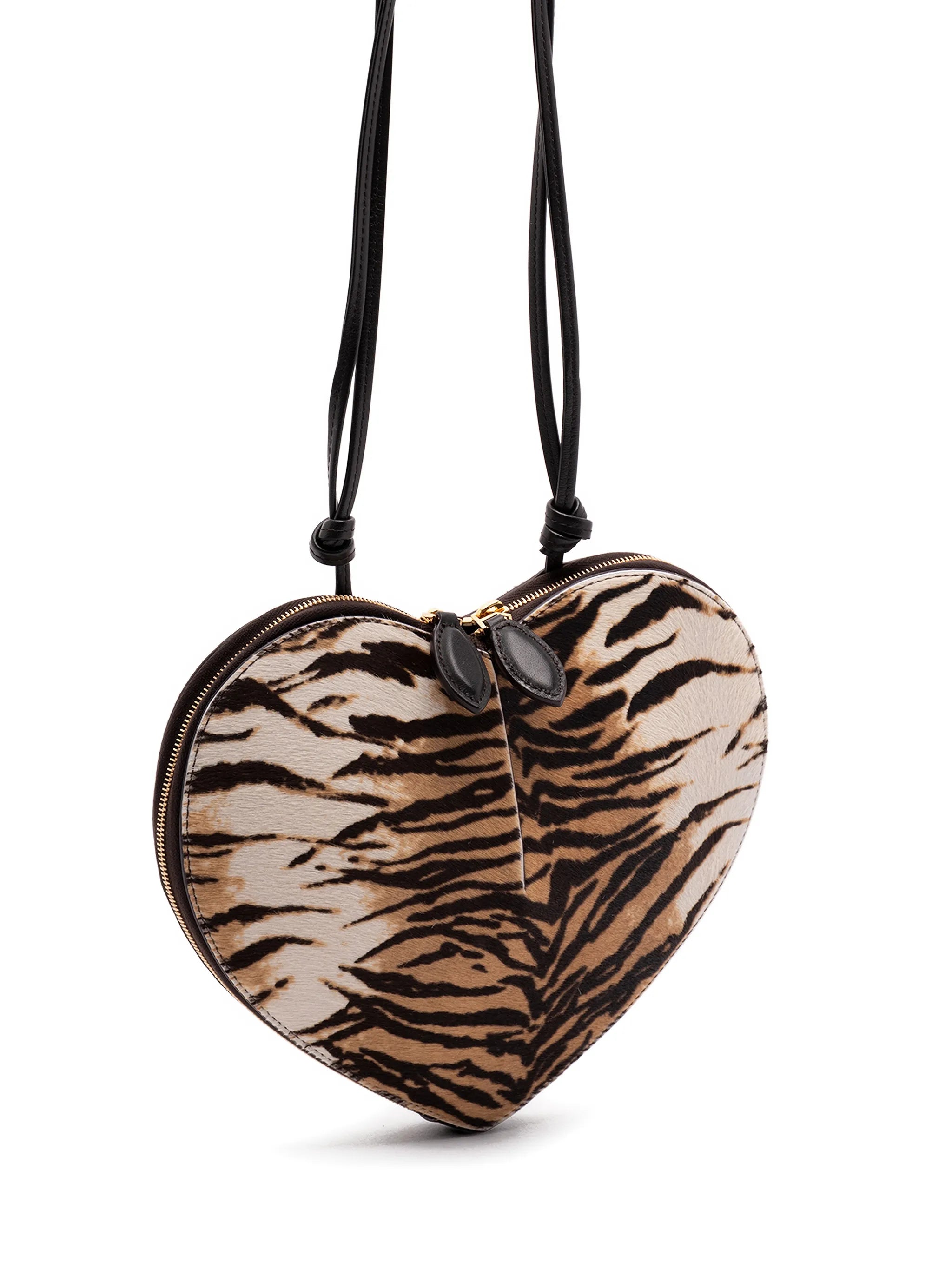 Le Cœur animal-print shoulder bag
