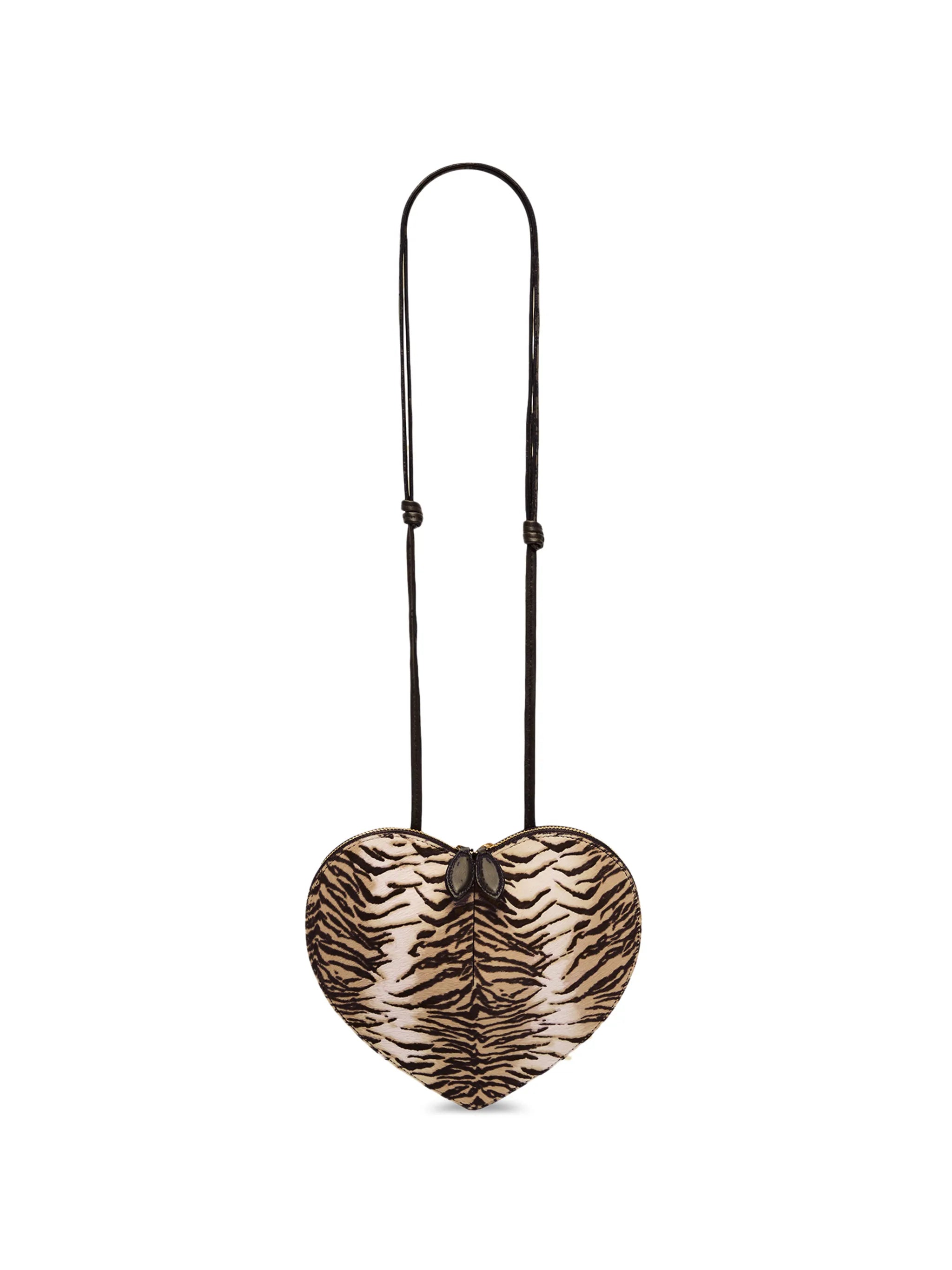 Le Cœur animal-print shoulder bag