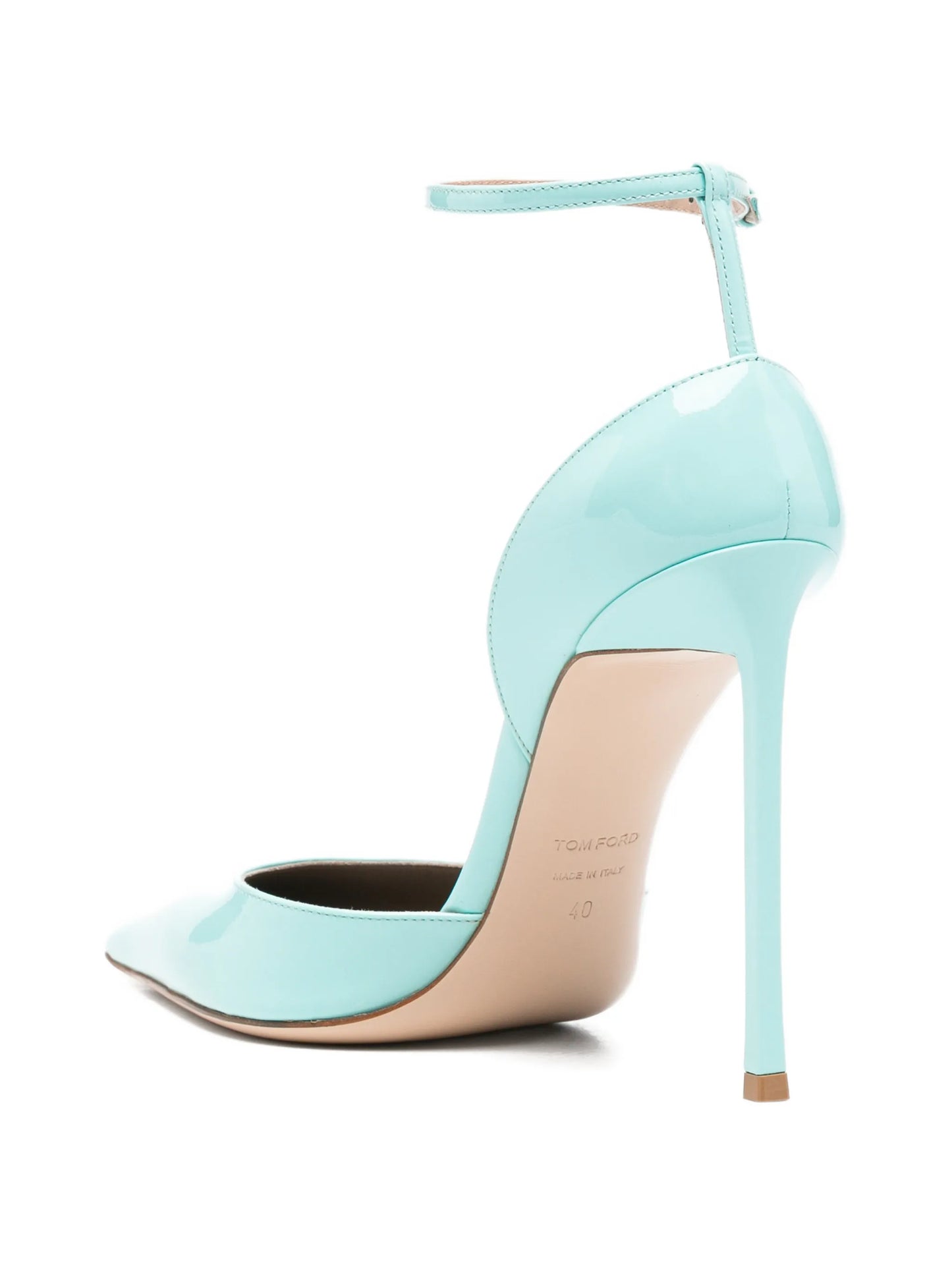 ankle-strap leather pumps