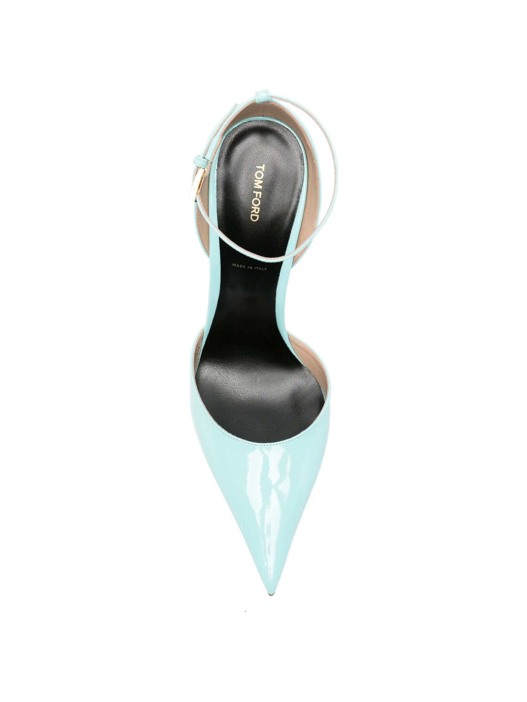 ankle-strap leather pumps