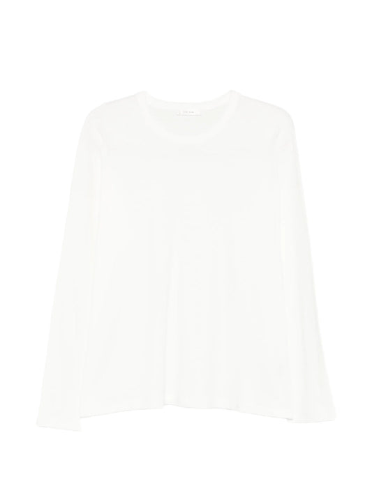 long-sleeve cotton T-shirt