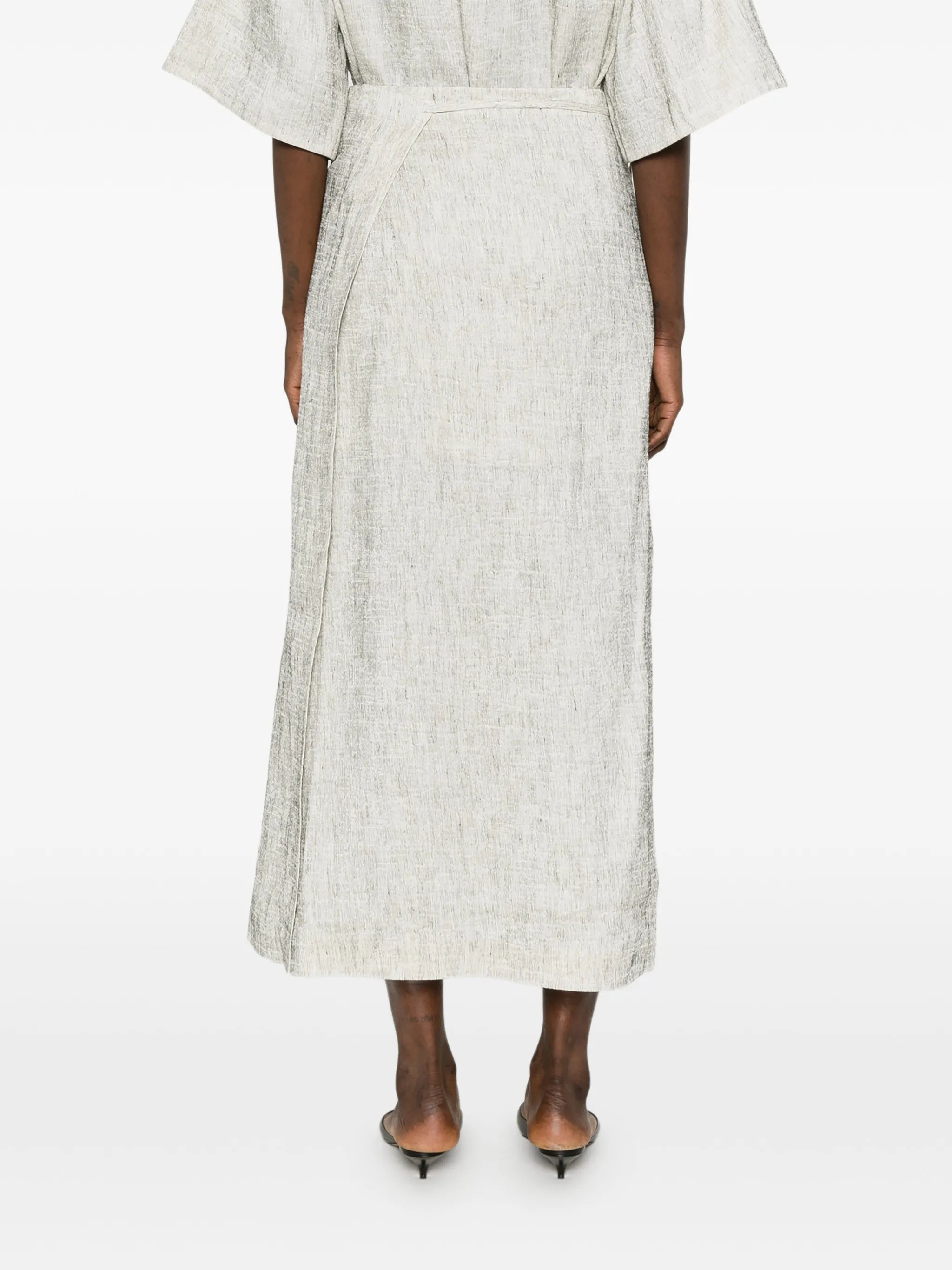 tie-waist skirt