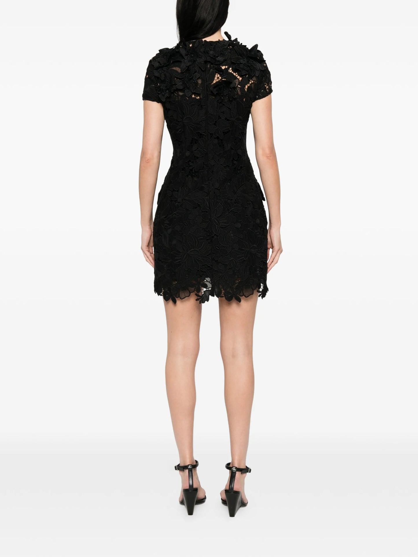 Ala floral-lace mini dress