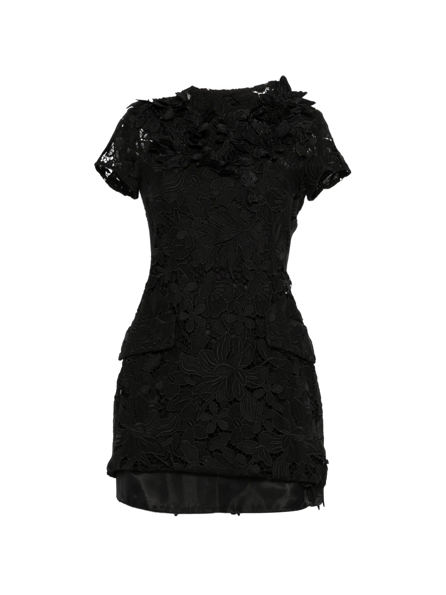 Ala floral-lace mini dress