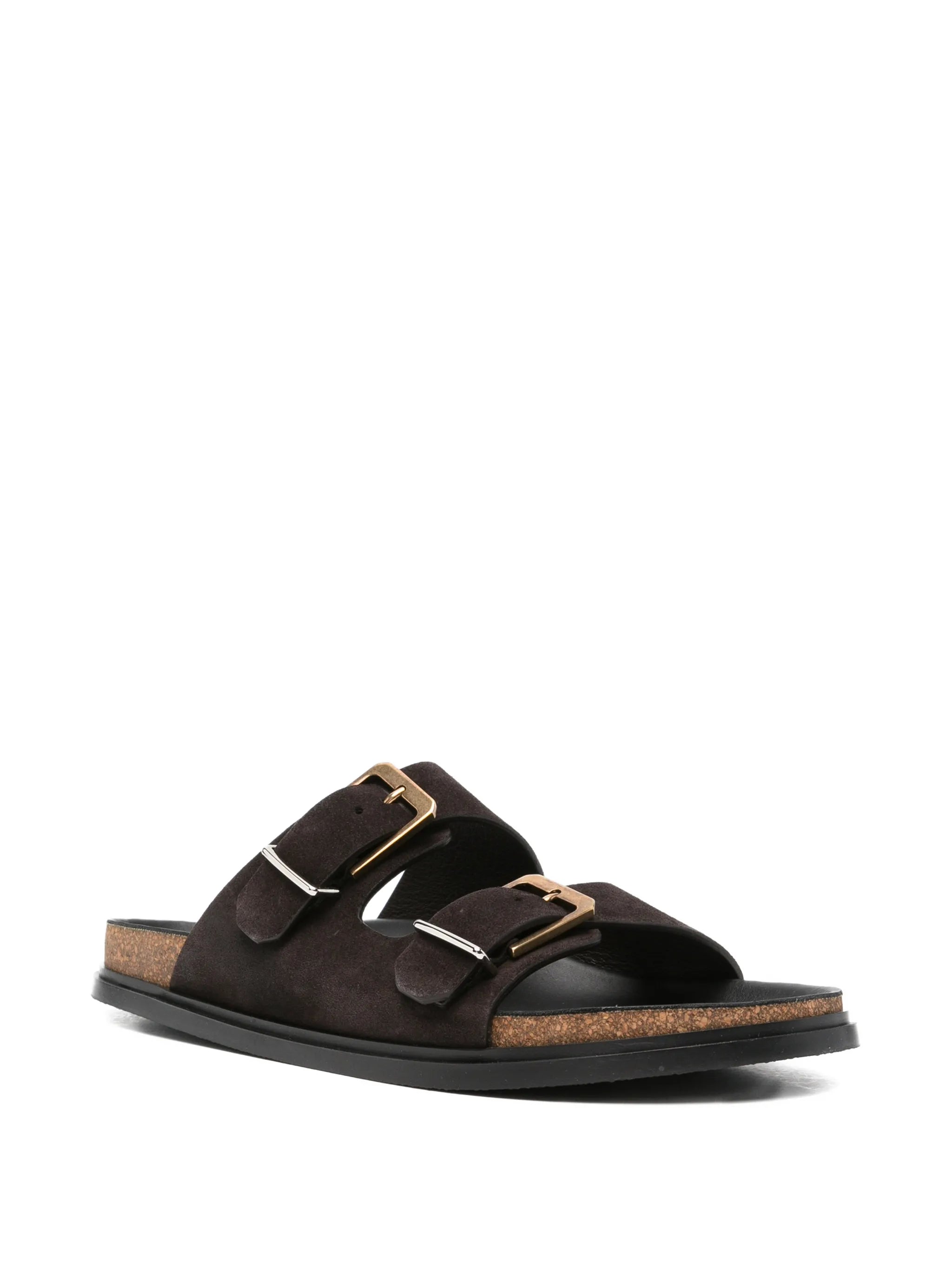 buckle-fastening sandals