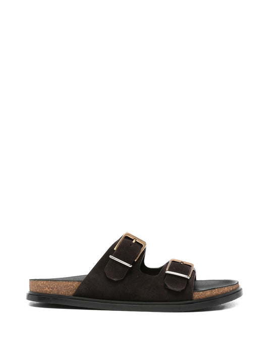 buckle-fastening sandals