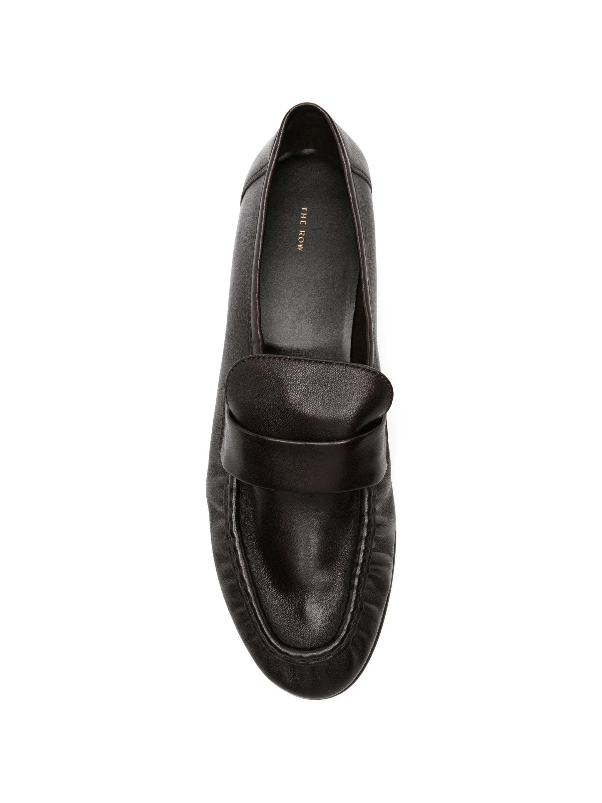 square-toe penny loafers