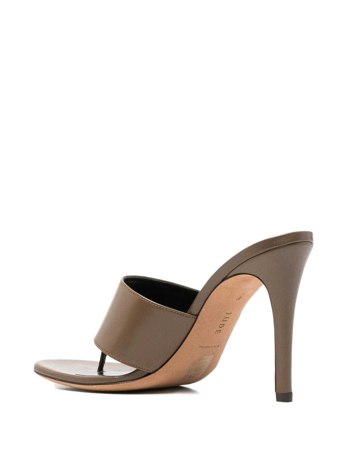 Snug sandals in clay brown leather