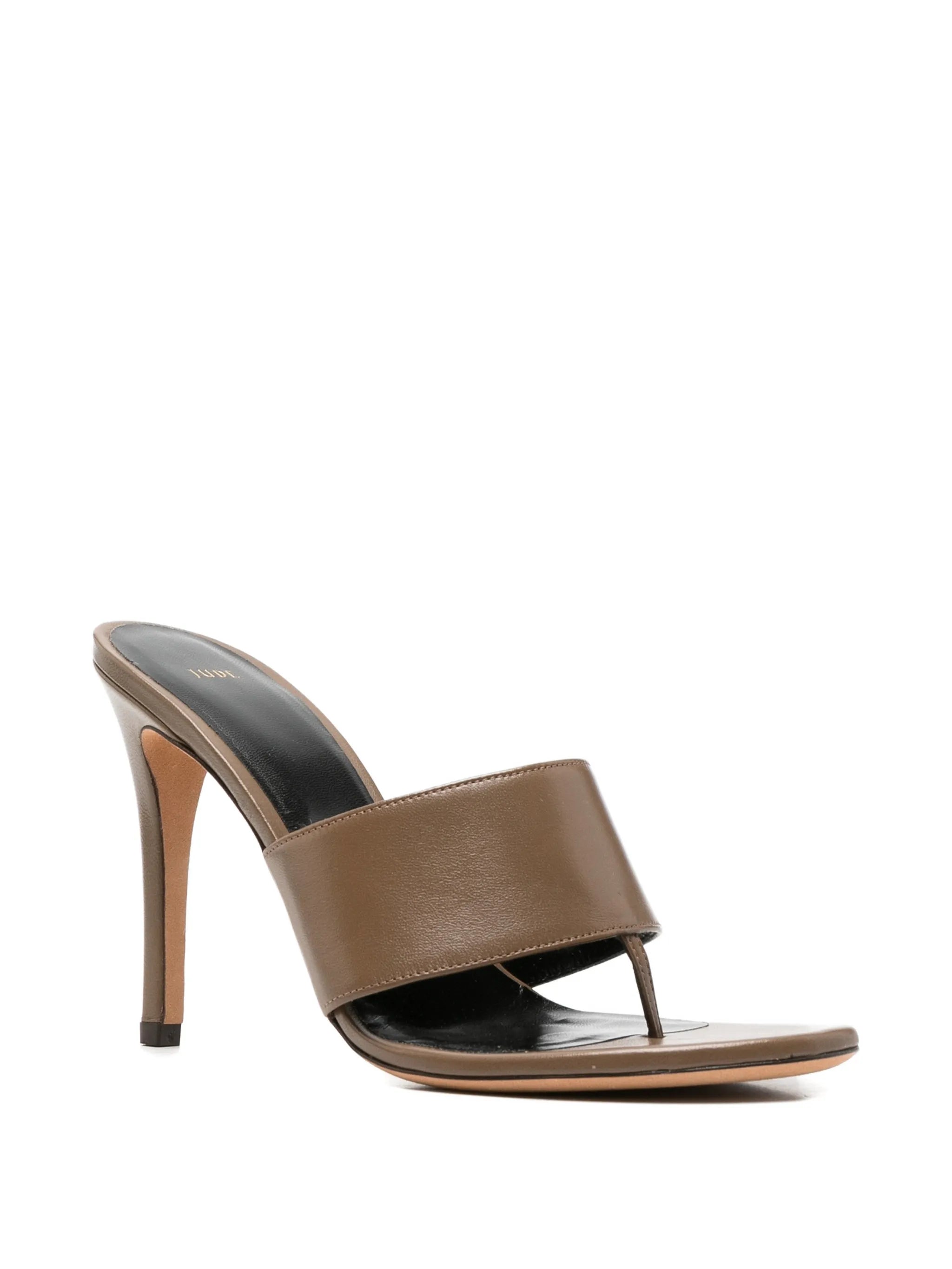 Snug thong-strap sandals