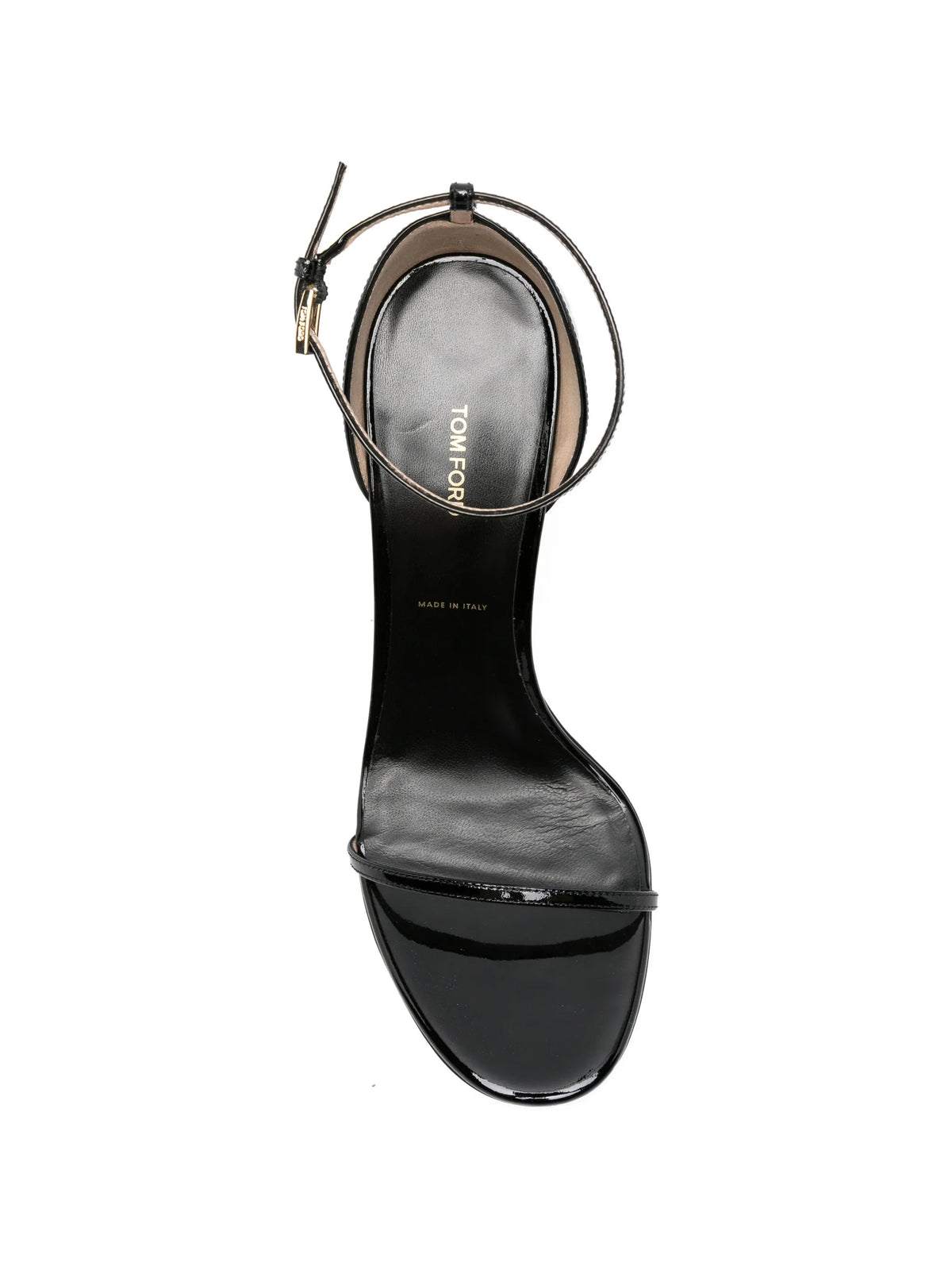 patent leather Vertigo ankle strap sandals