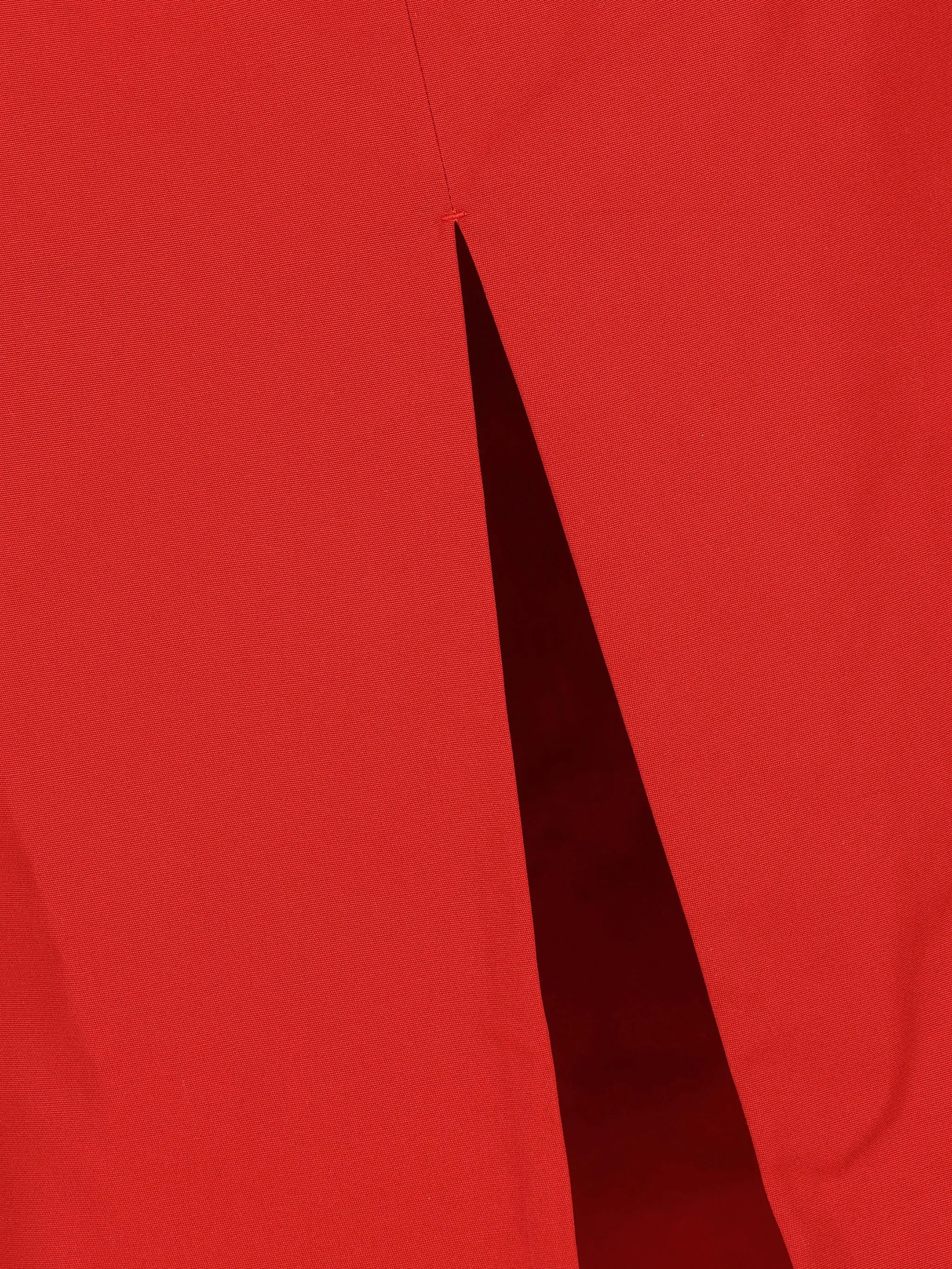 off-shoulder label-detail midi dress