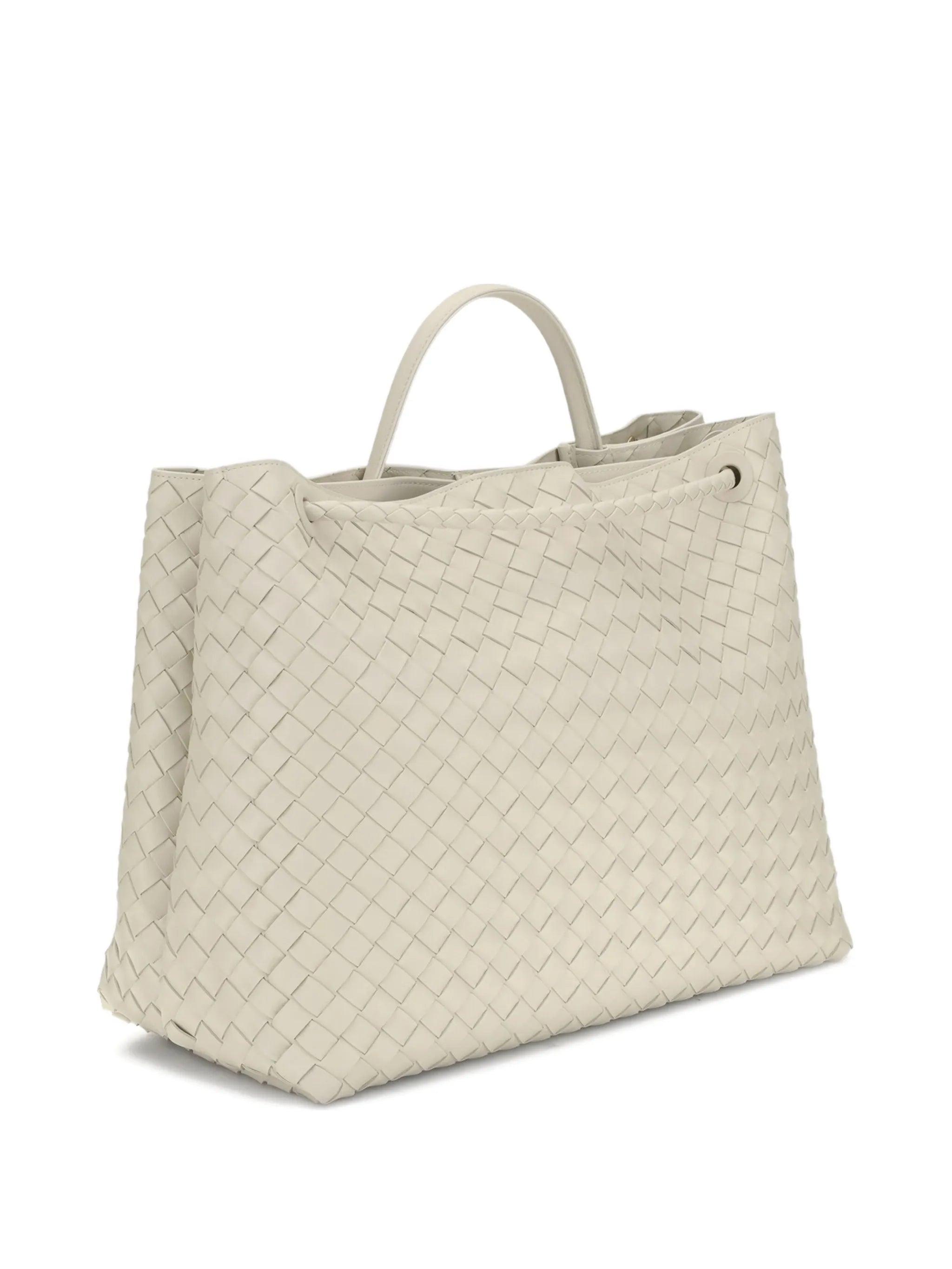 Andiamo intrecciato handle tote bag
