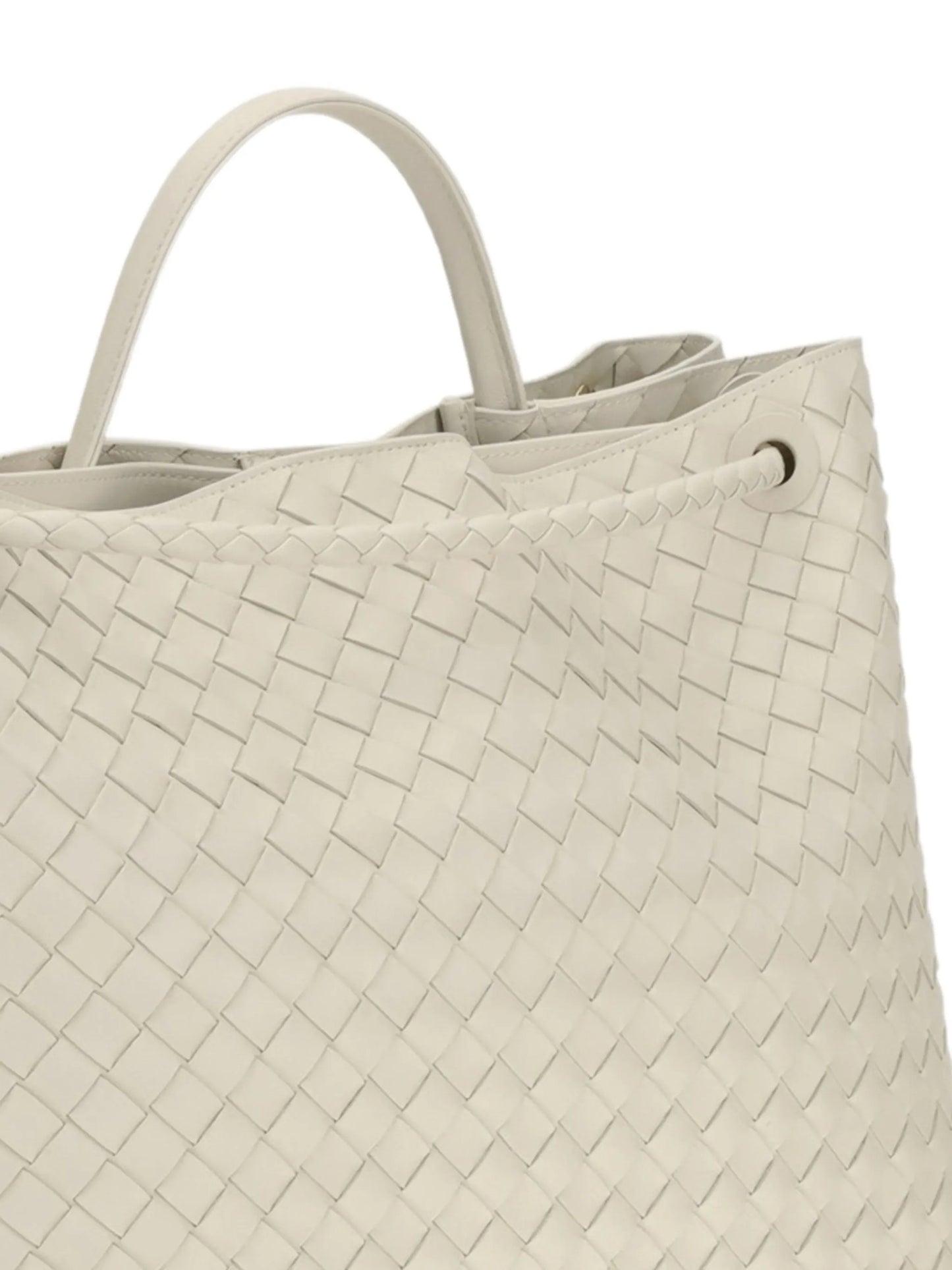 Andiamo intrecciato handle tote bag