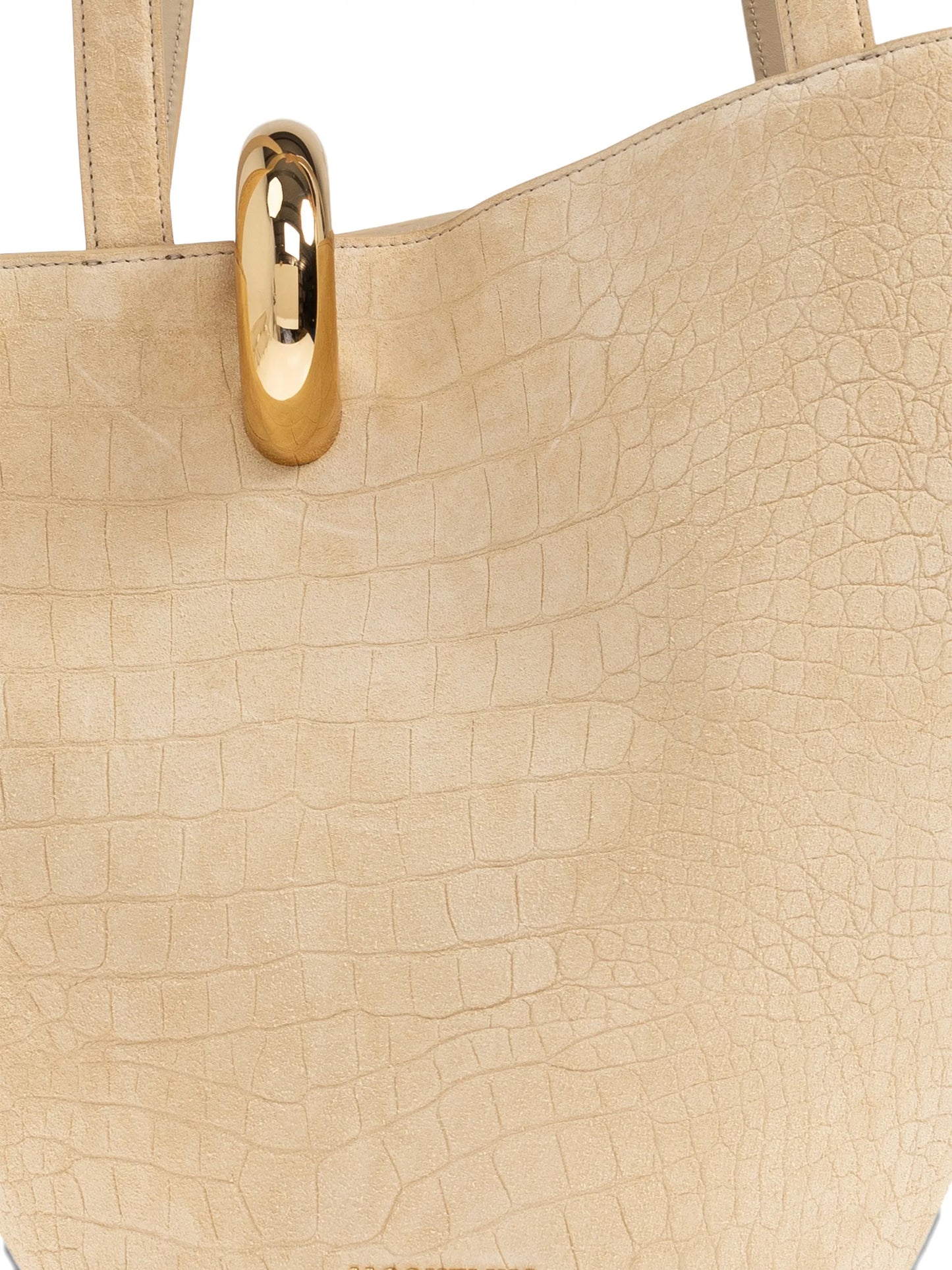The Medium Bambola crocodile-effect shoulder bag