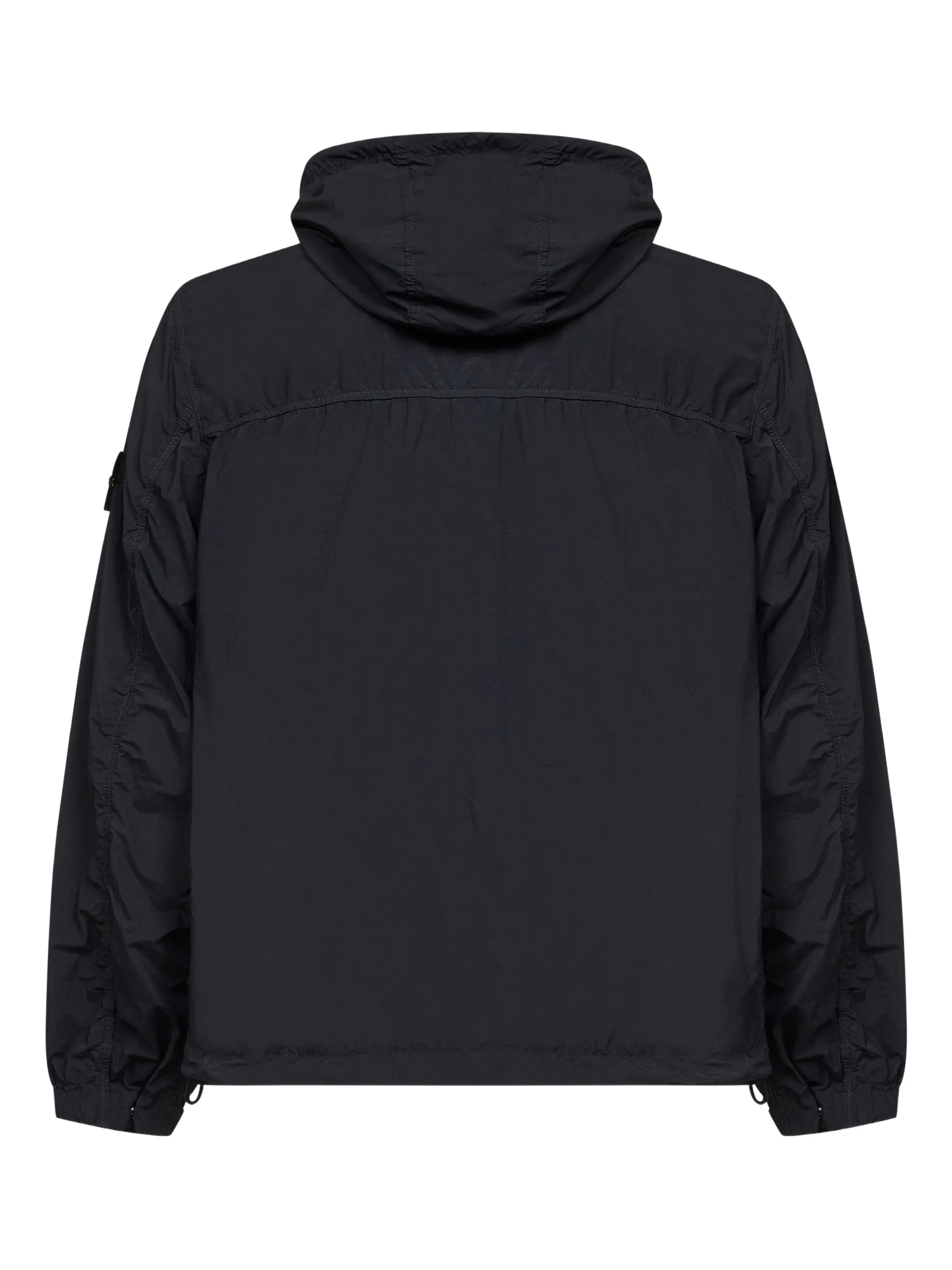 logo-patch hooded jacket