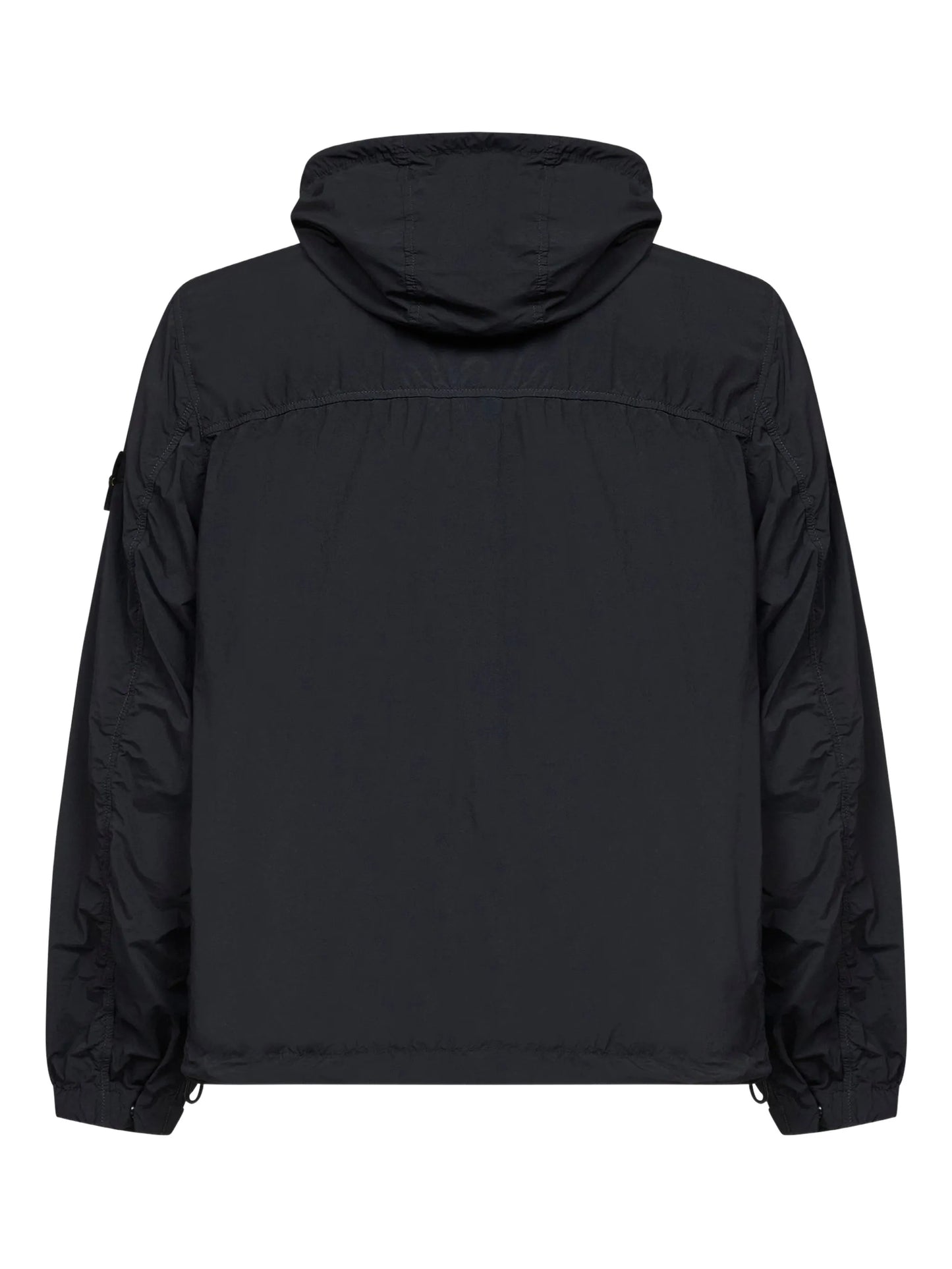 logo-patch hooded jacket