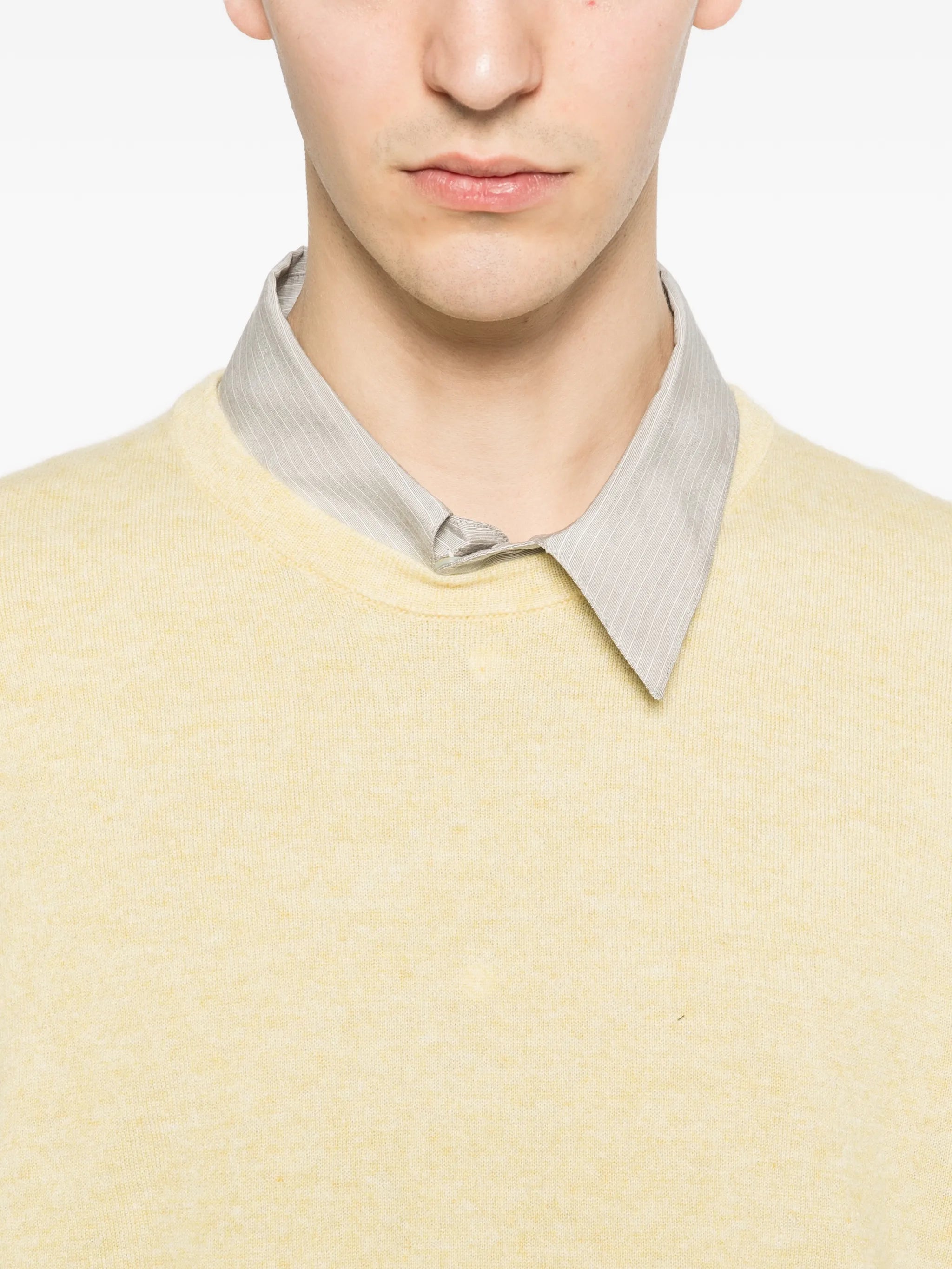 CASAS TOP GOAT CASHMERE SWEATER YELLOW