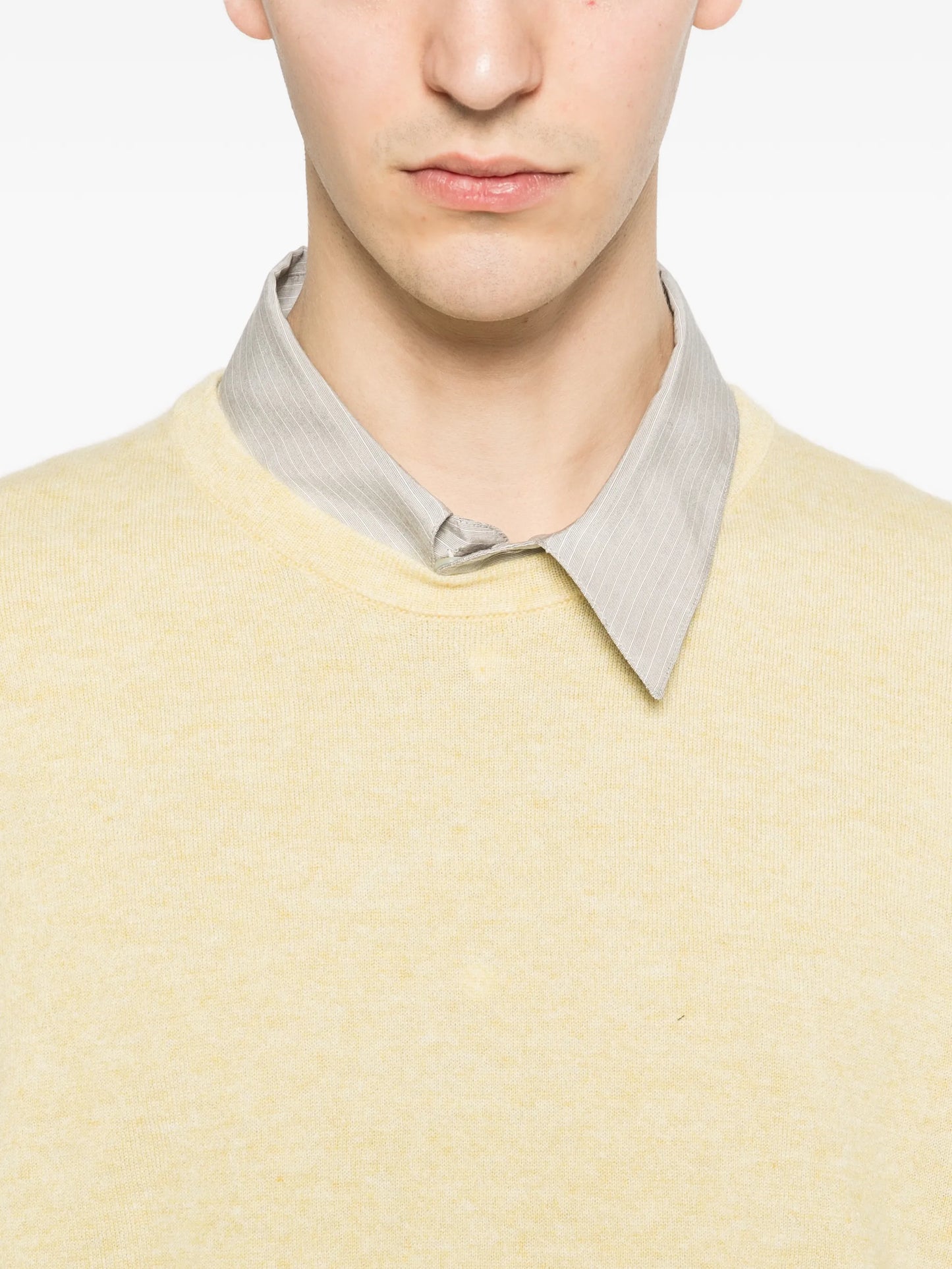 CASAS TOP GOAT CASHMERE SWEATER YELLOW