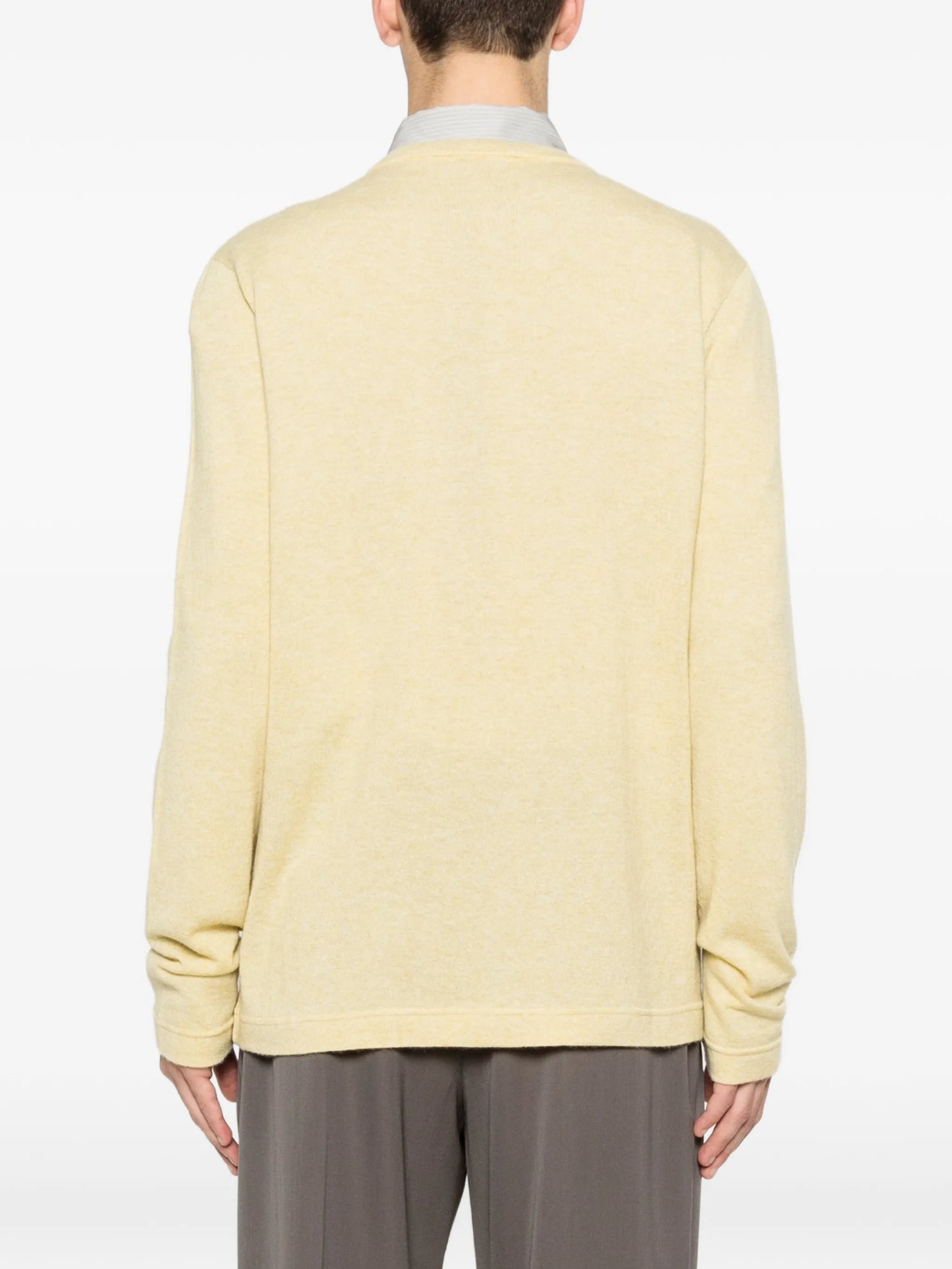 CASAS TOP GOAT CASHMERE SWEATER YELLOW