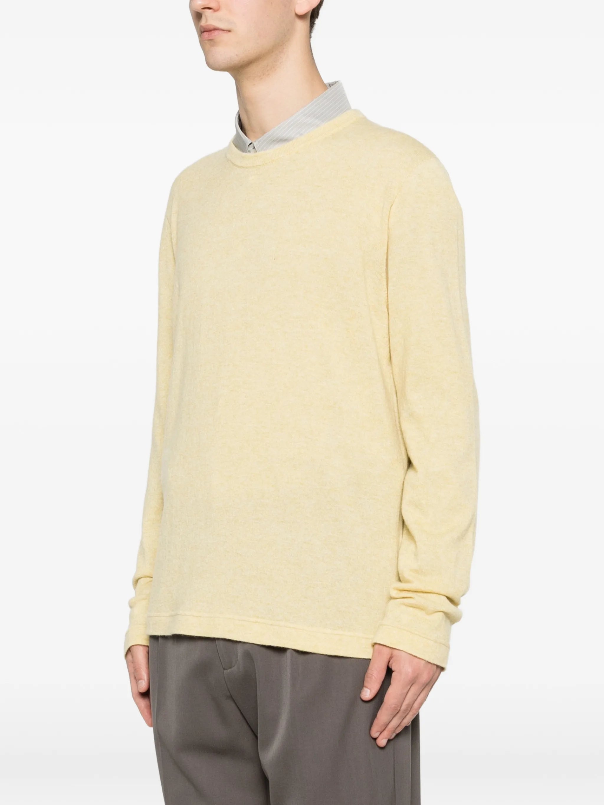 CASAS TOP GOAT CASHMERE SWEATER YELLOW