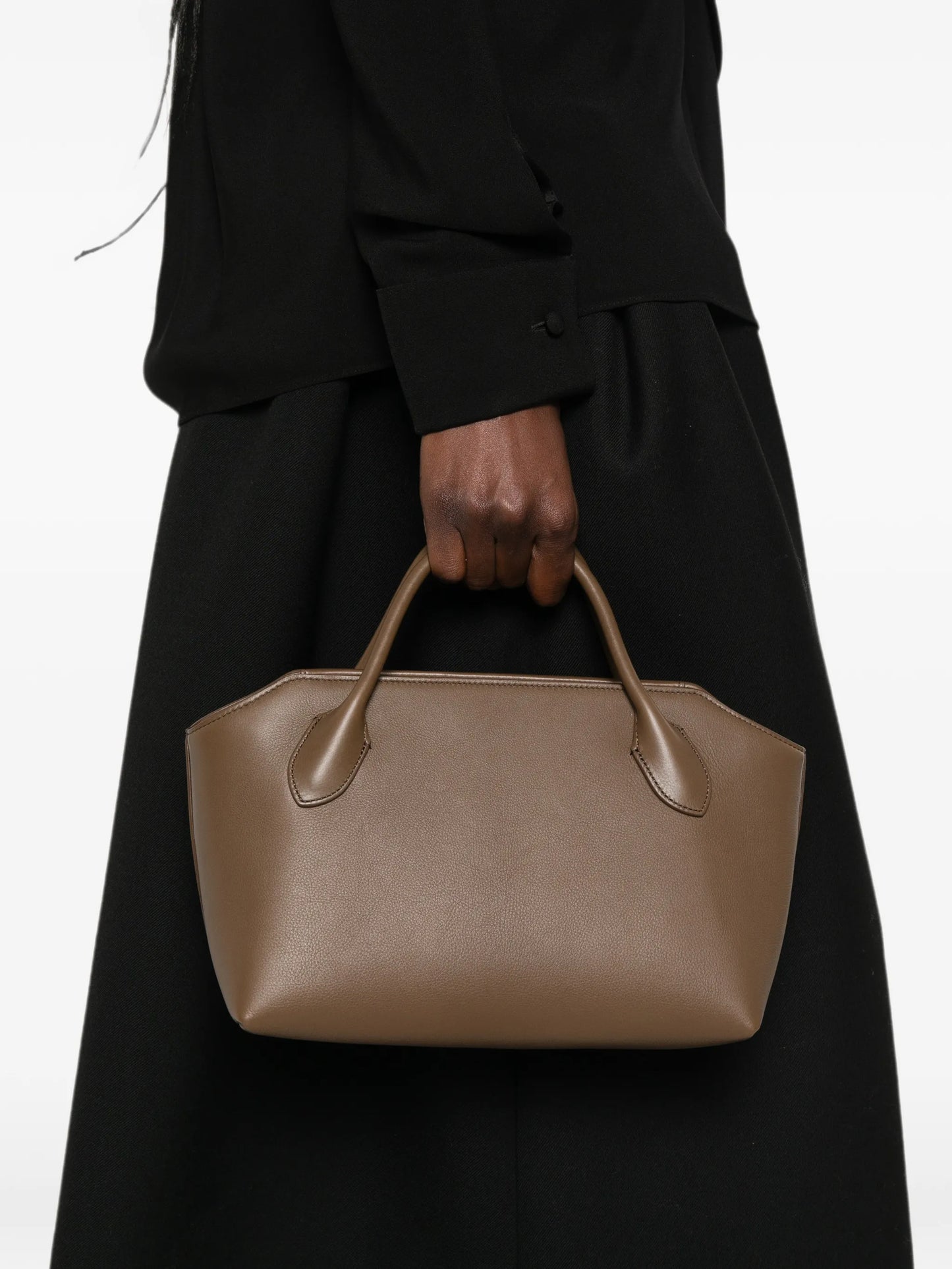 Terrasse Bauletto leather tote bag