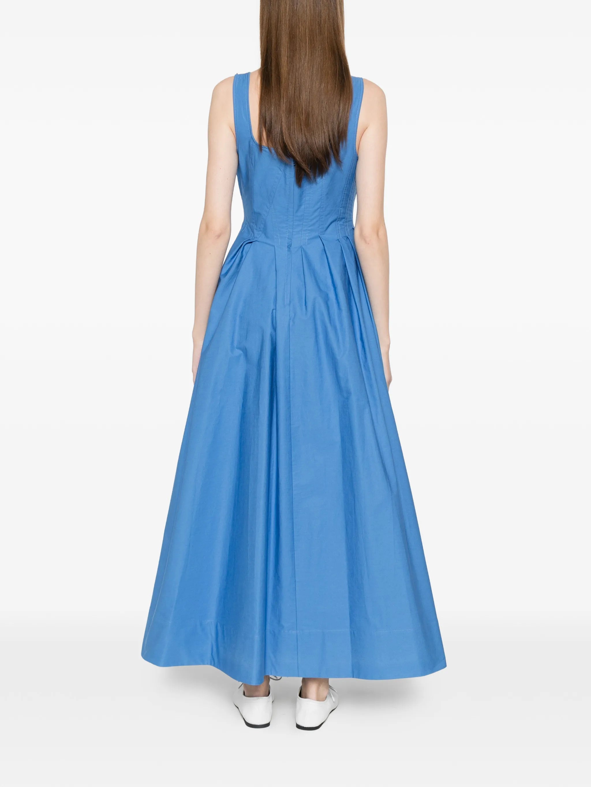 Giro square-neck A-line maxi dress