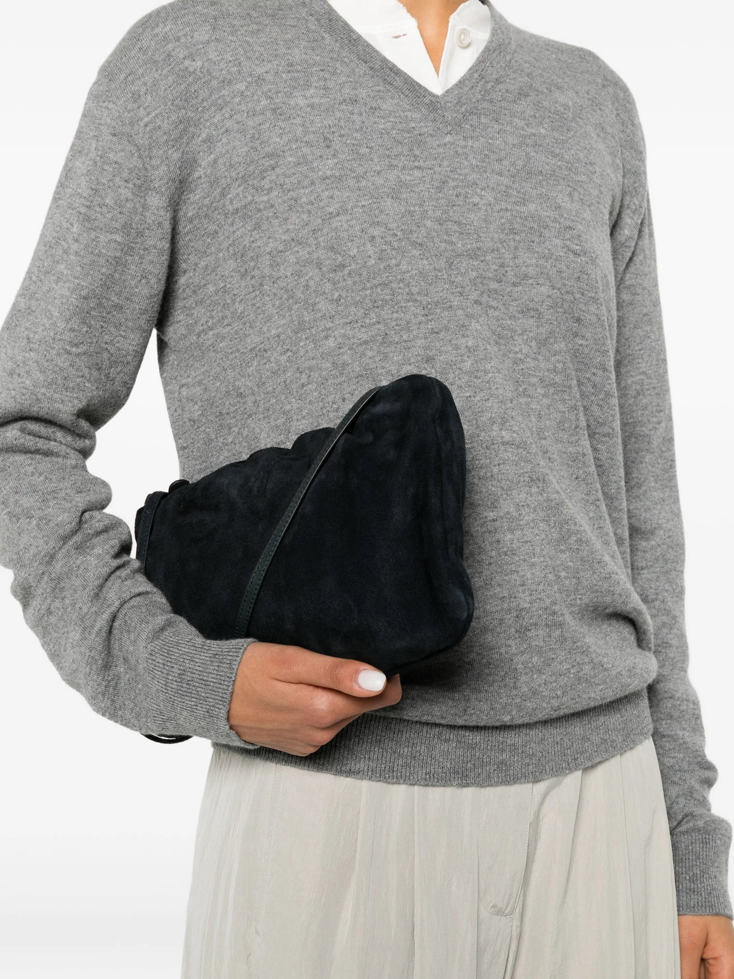 XL Bourse leather shoulder bag