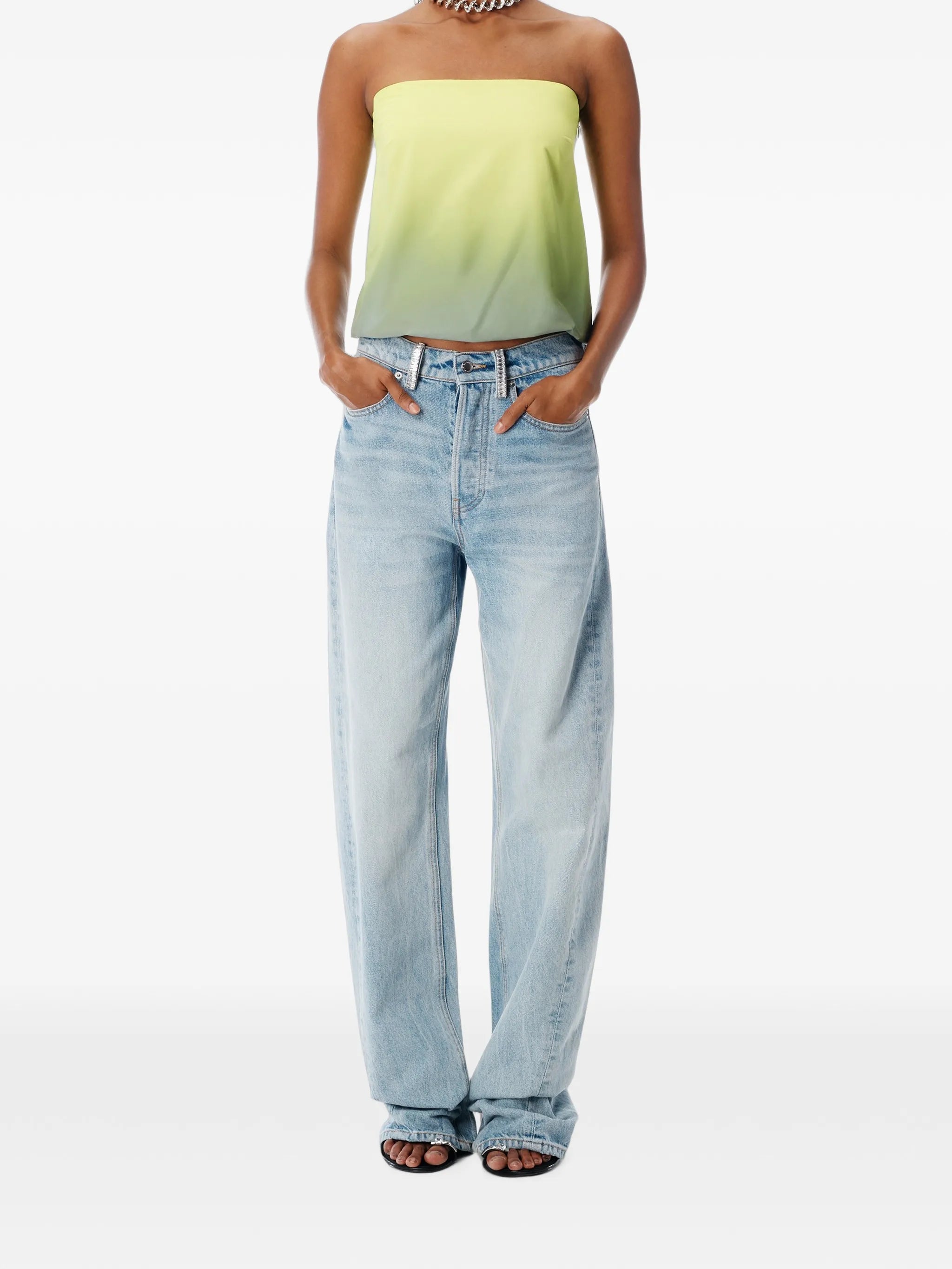 medium-waist float jeans
