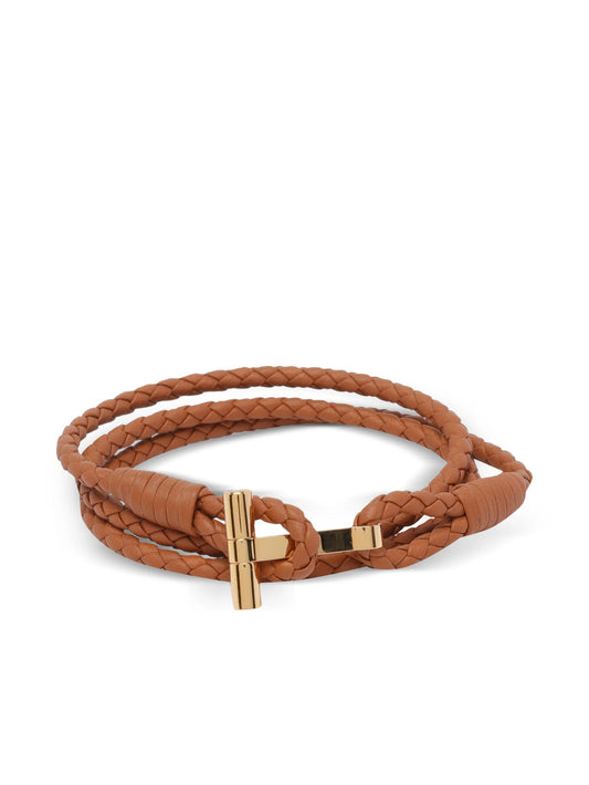 braided logo bracelet