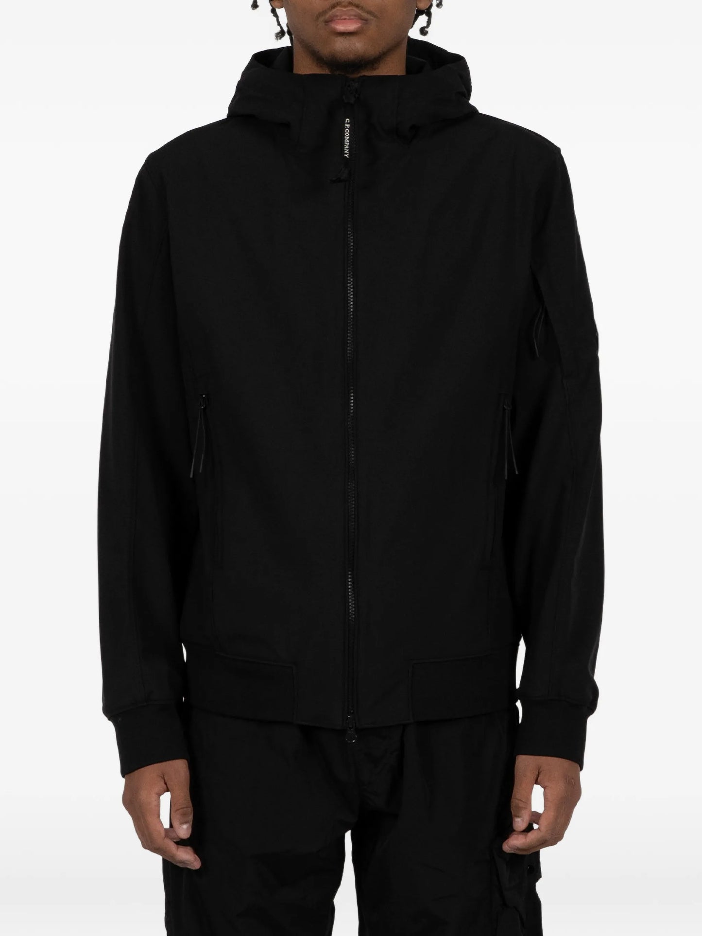 hooded zip jacket