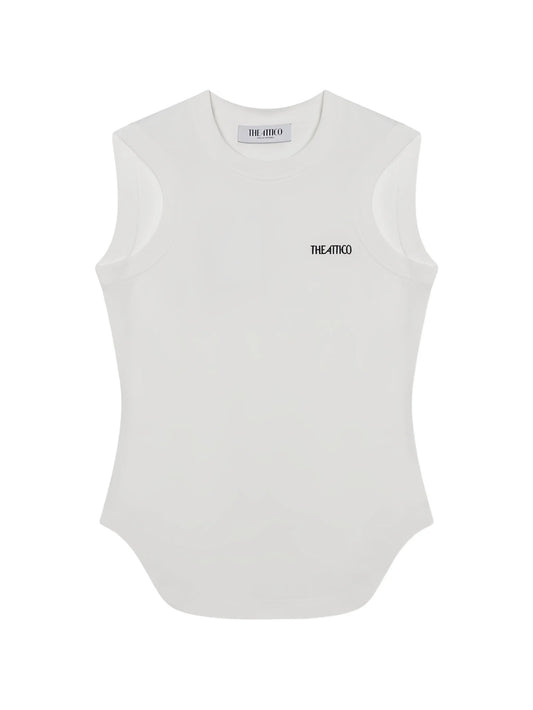 Reese logo-detail tank top