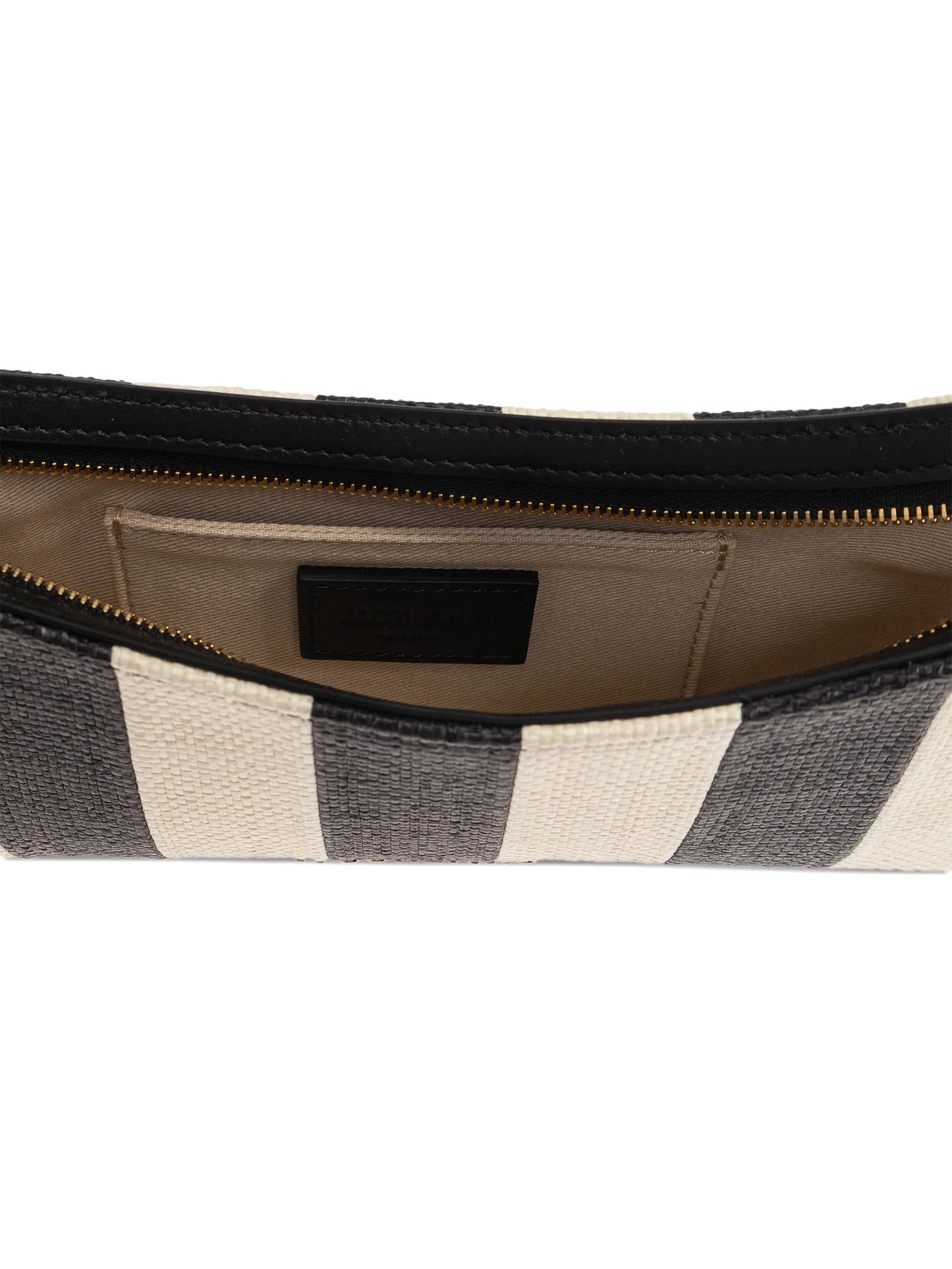The Bisou Perle striped shoulder bag
