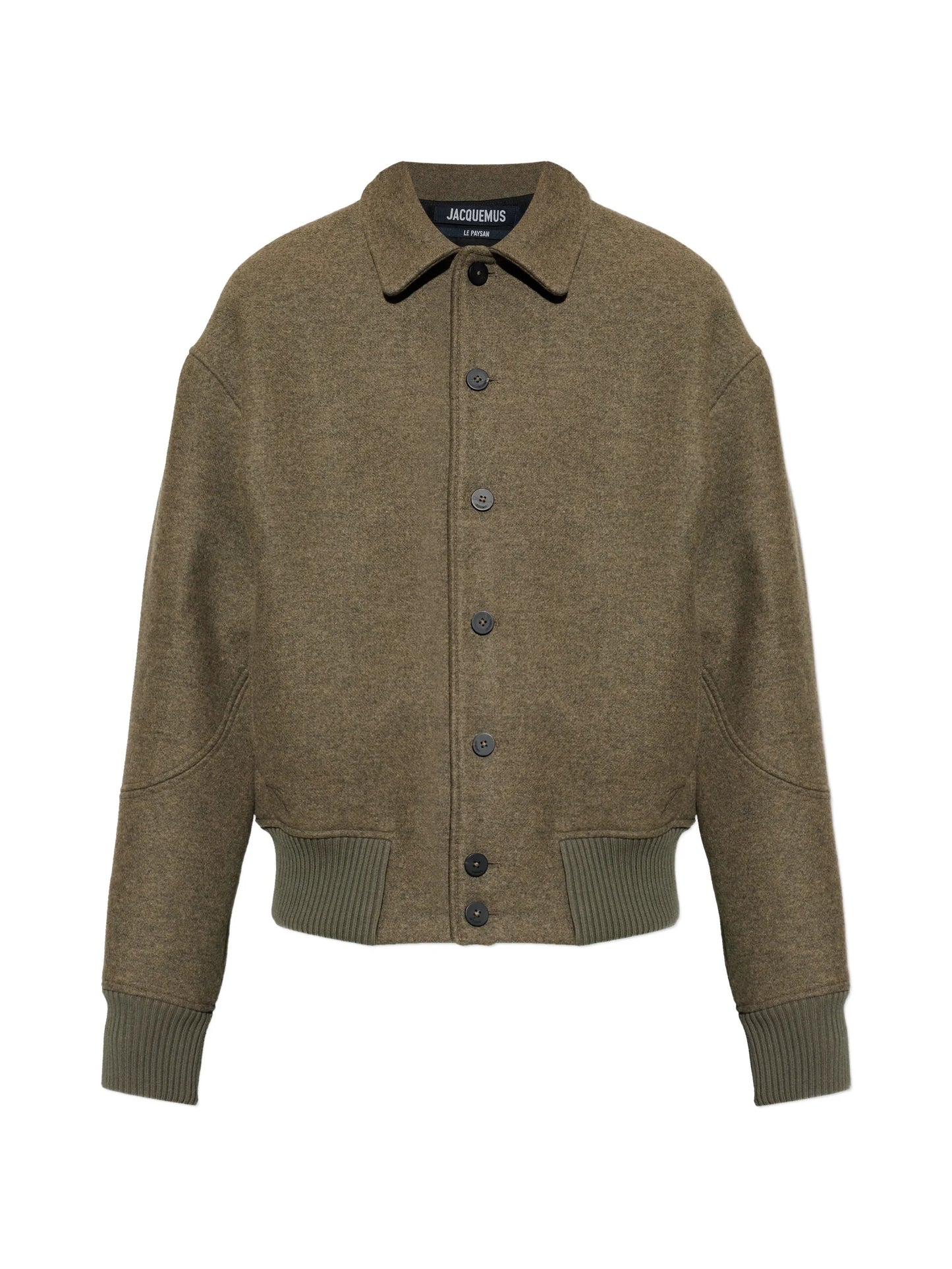 button collar jacket