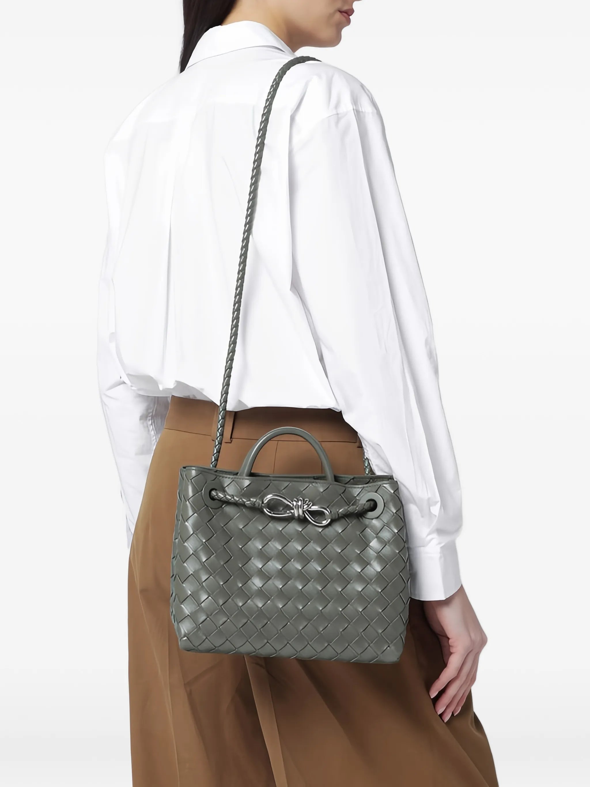 small Andiamo Intrecciato handle shoulder bag