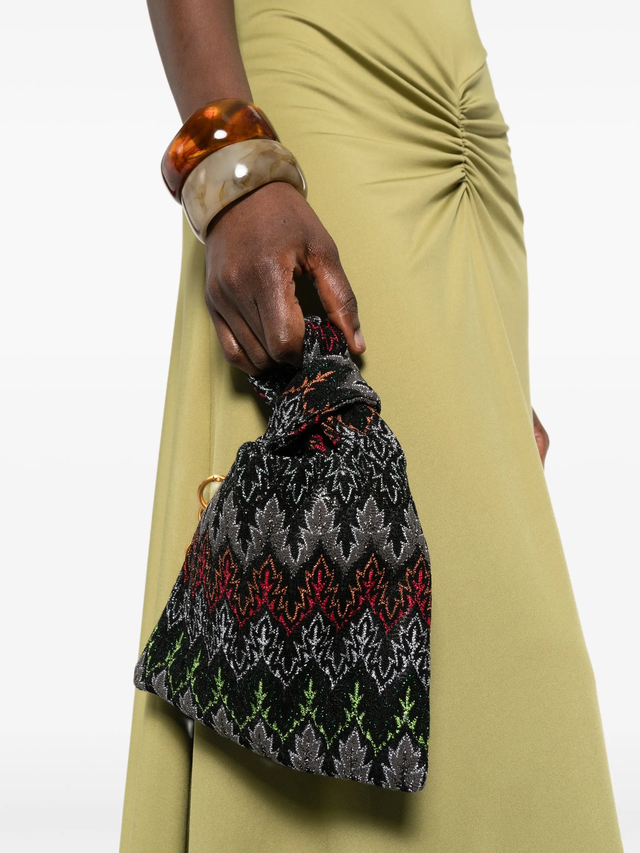 Raschel Pinetto lurex tote bag