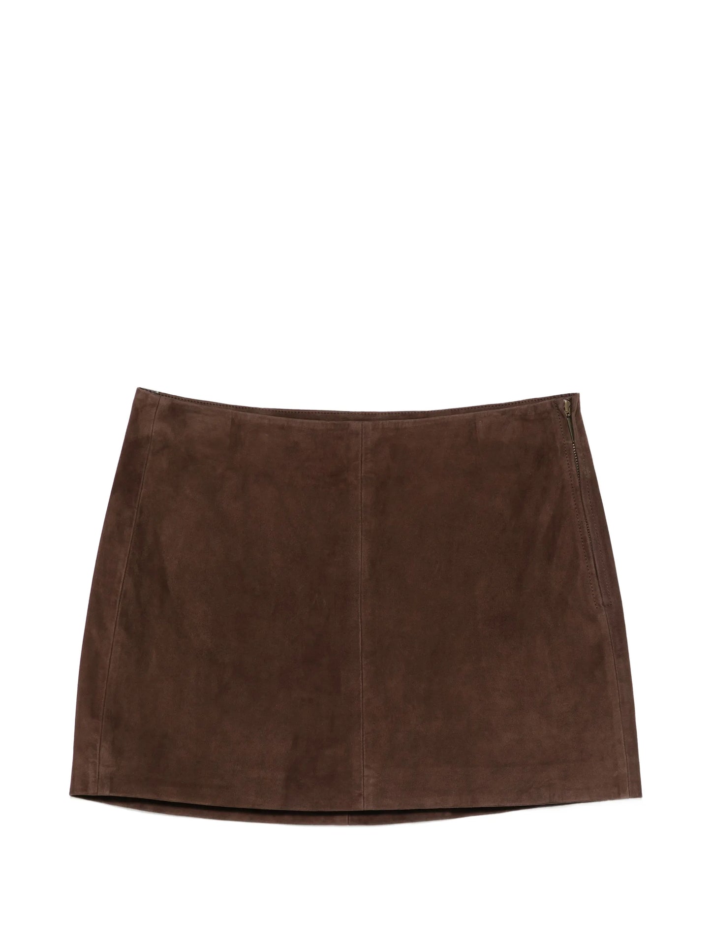Melody leather mini skirt