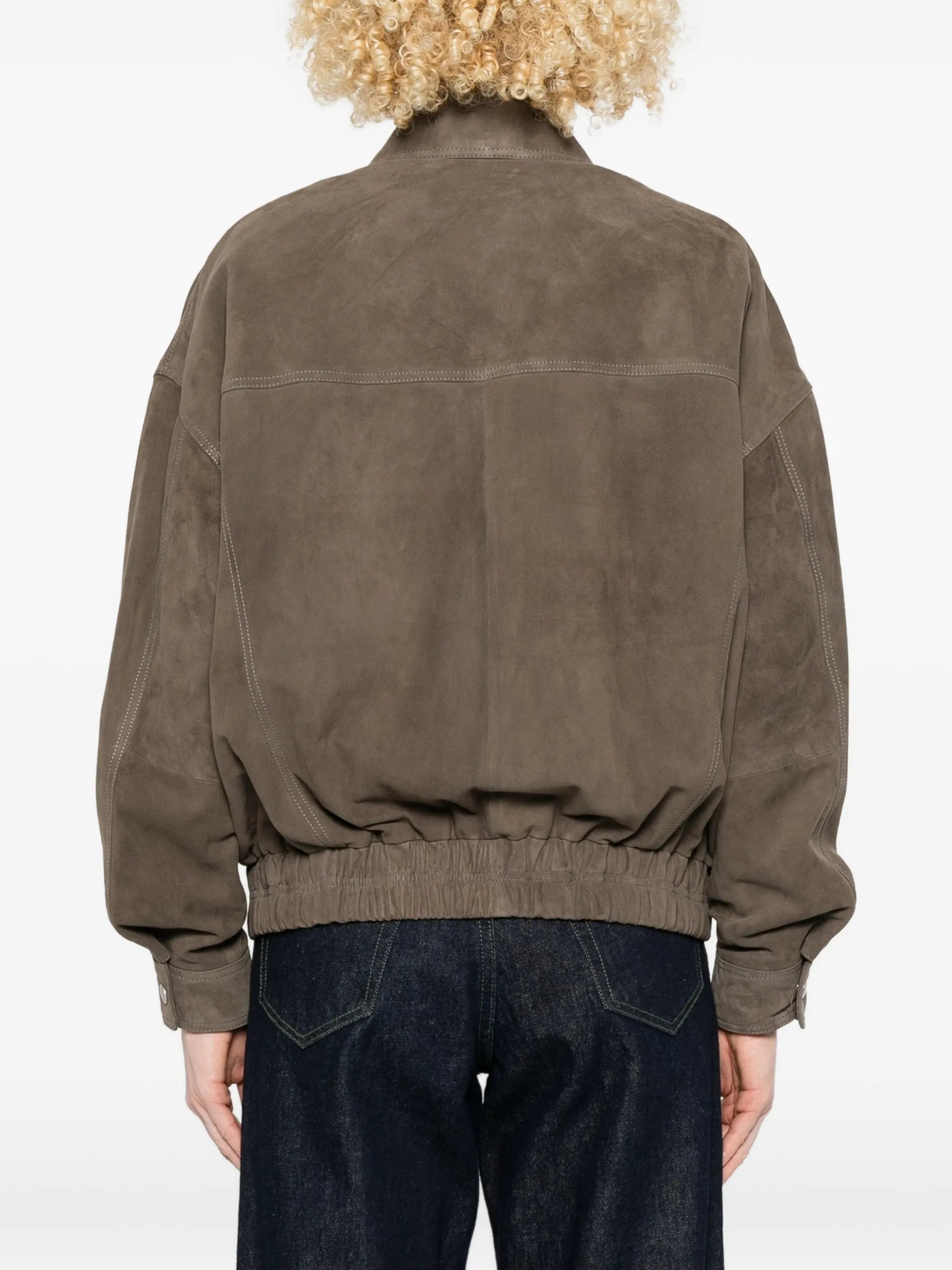 Frederica bomber leather jacket
