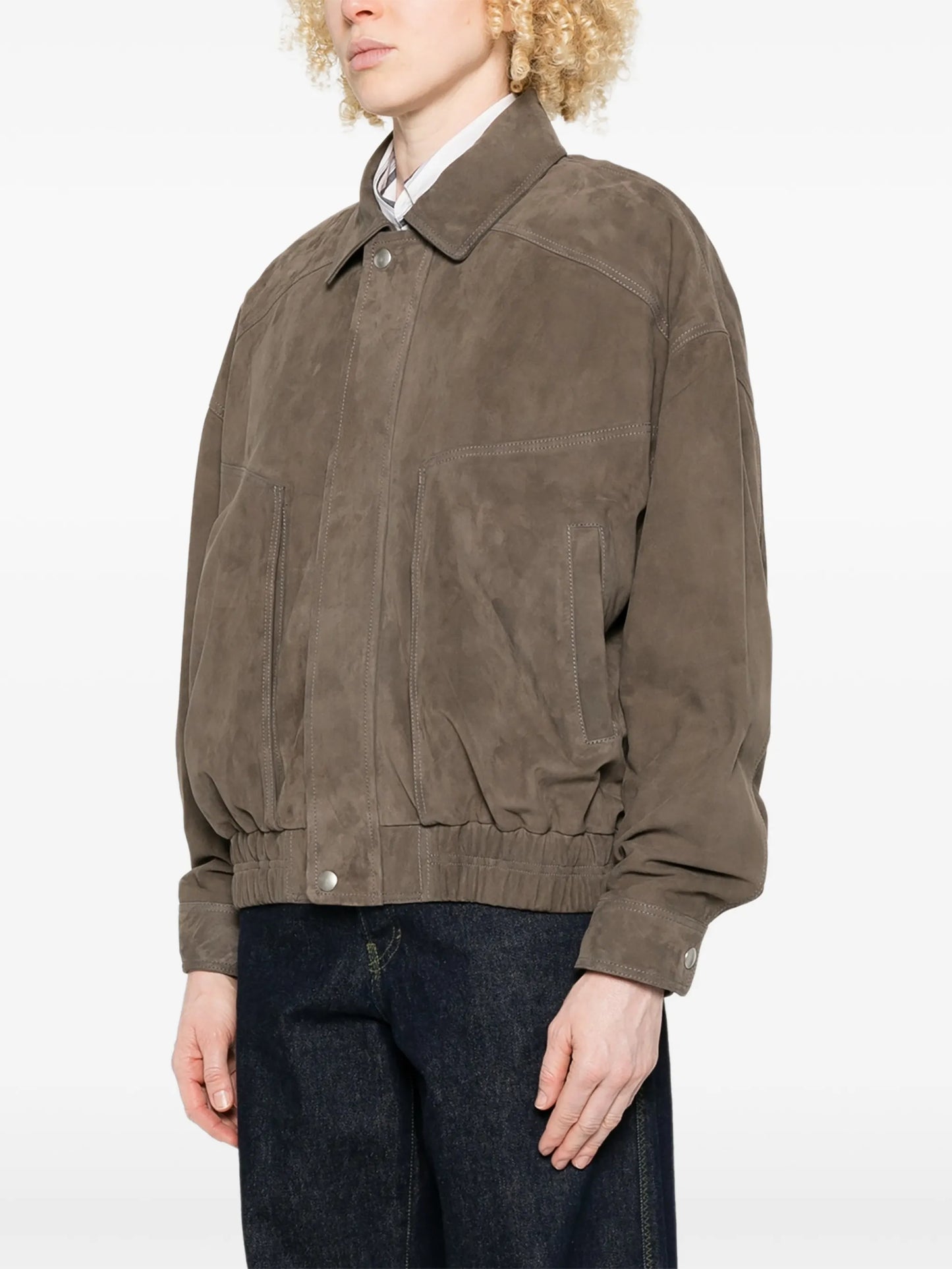 Frederica bomber leather jacket