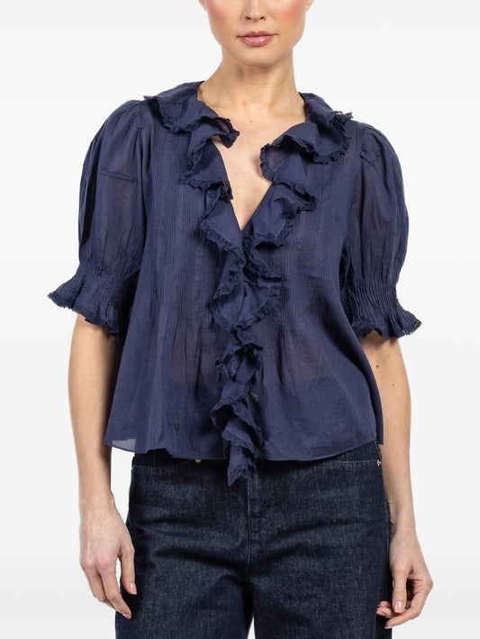 Henri ruffled top
