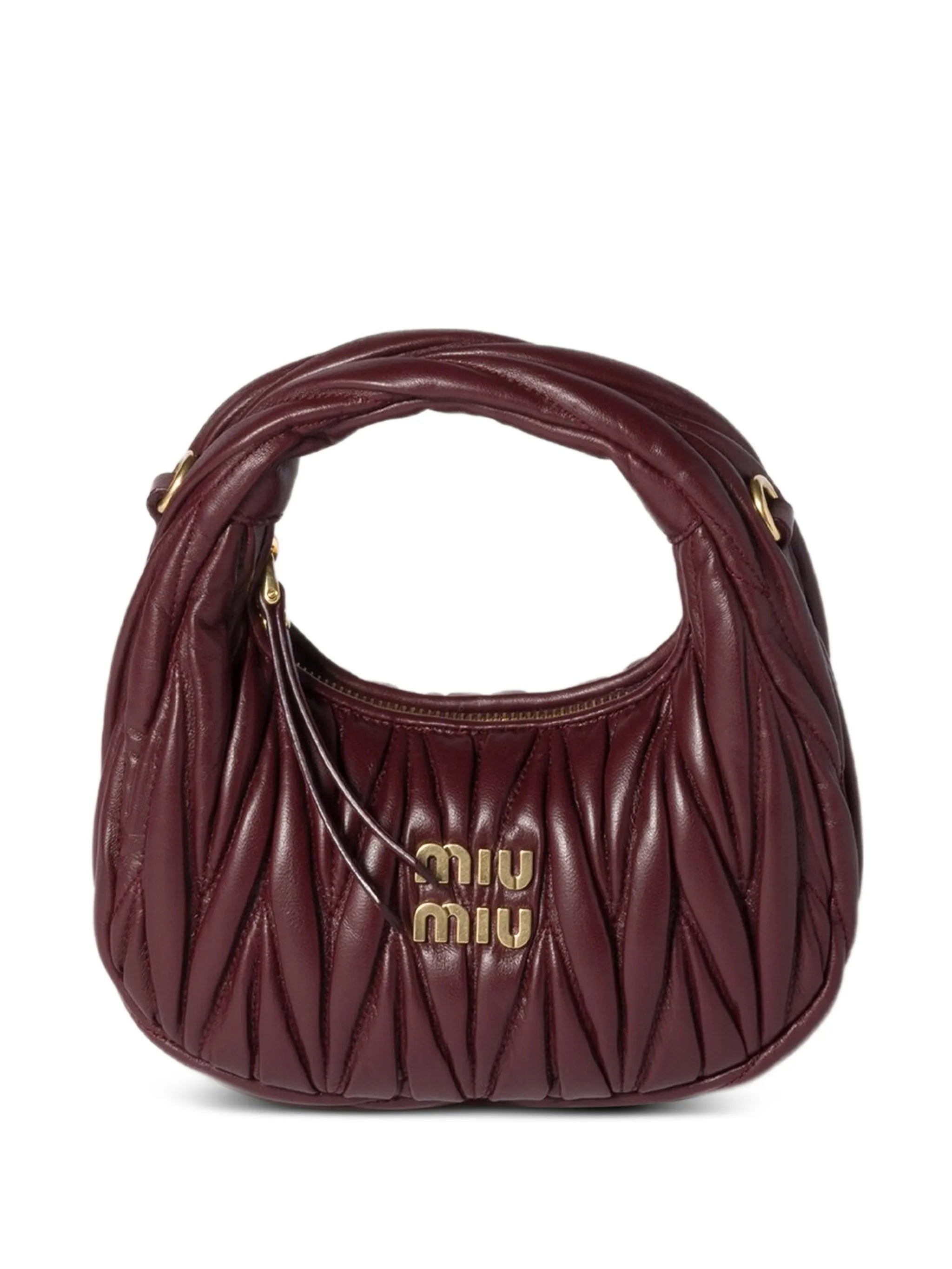 Wander matelassé leather mini-bag