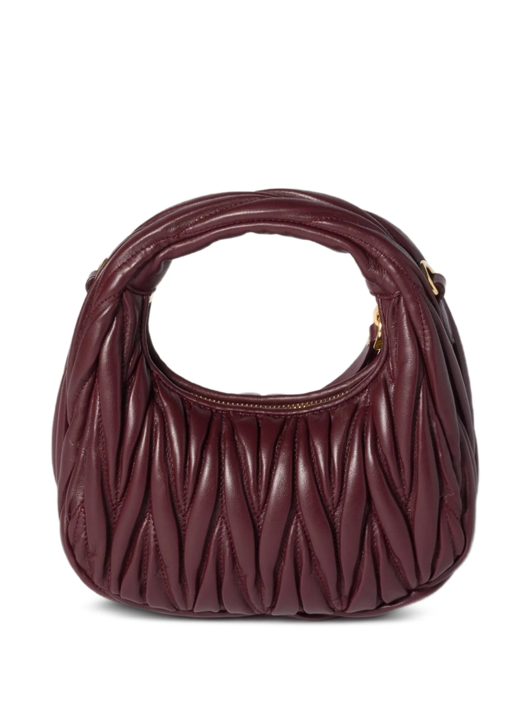 Wander matelassé leather mini-bag