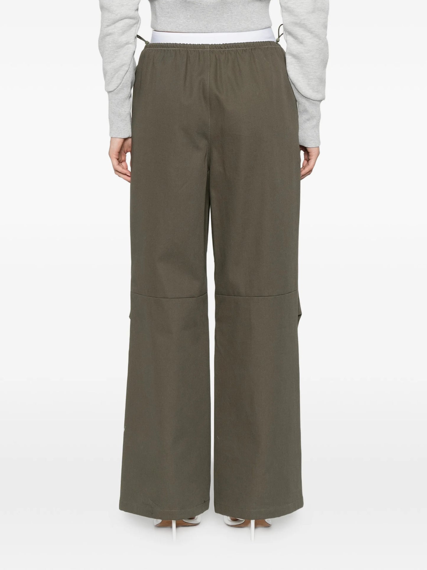 logo-waistband trousers