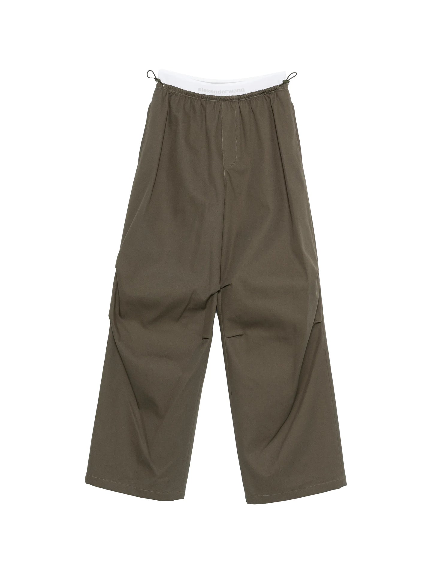 logo-waistband trousers