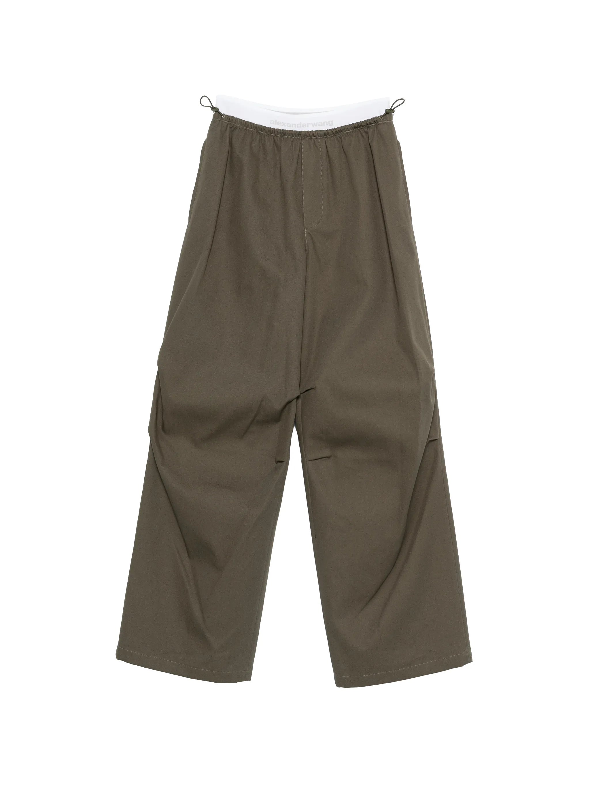 logo-waistband trousers