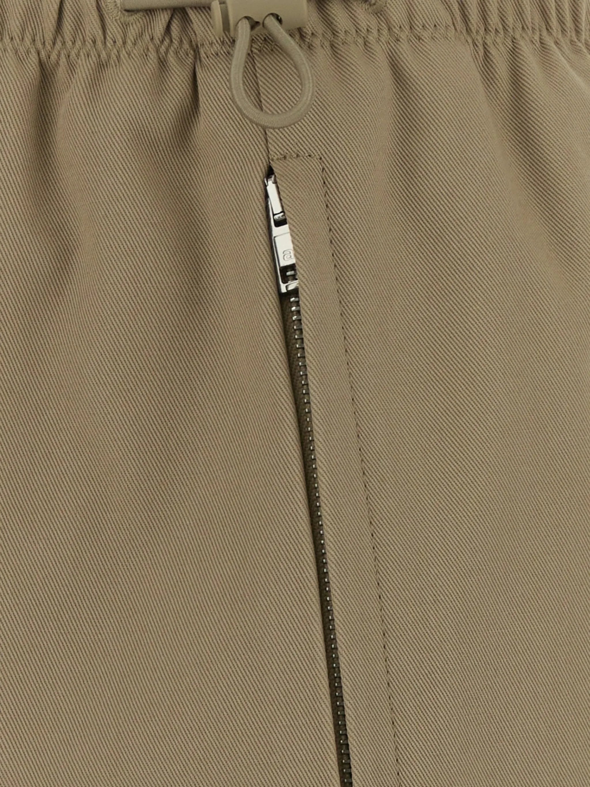 logo-waistband mini skirt