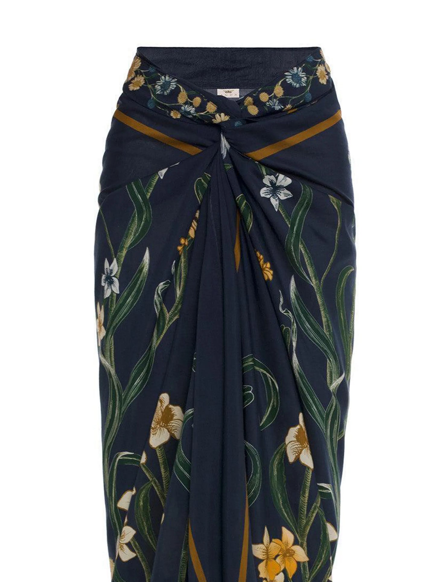 floral print midi pareo