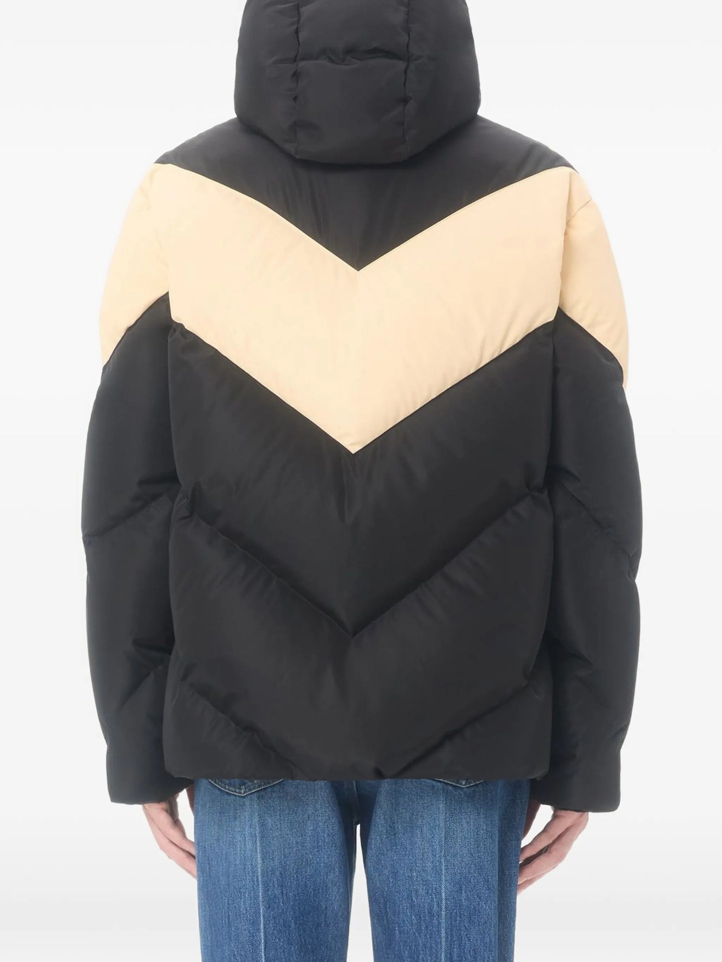 black hooded jacket