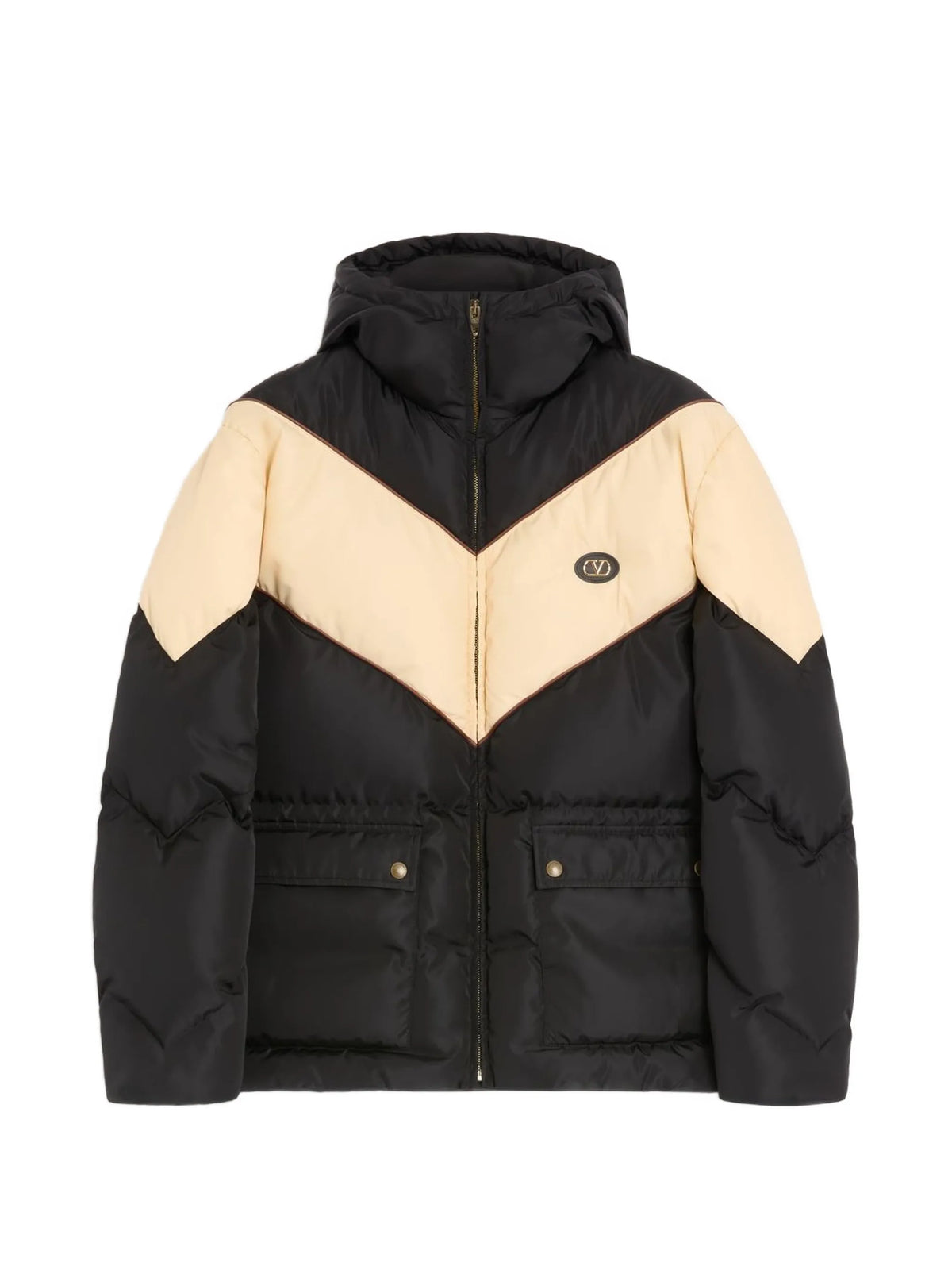 Valentino Garavani black hooded jacket